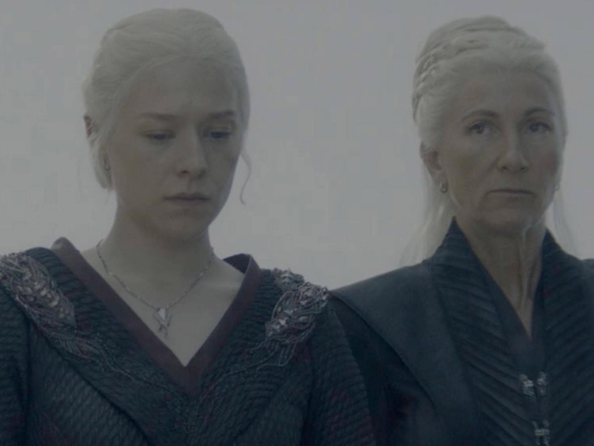 Rhaenyra und Rhaenys bei "House of the Dragon"