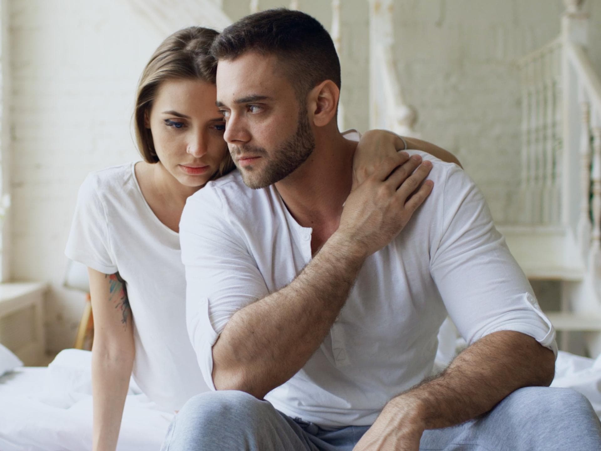 depressiv Trauriges Paar