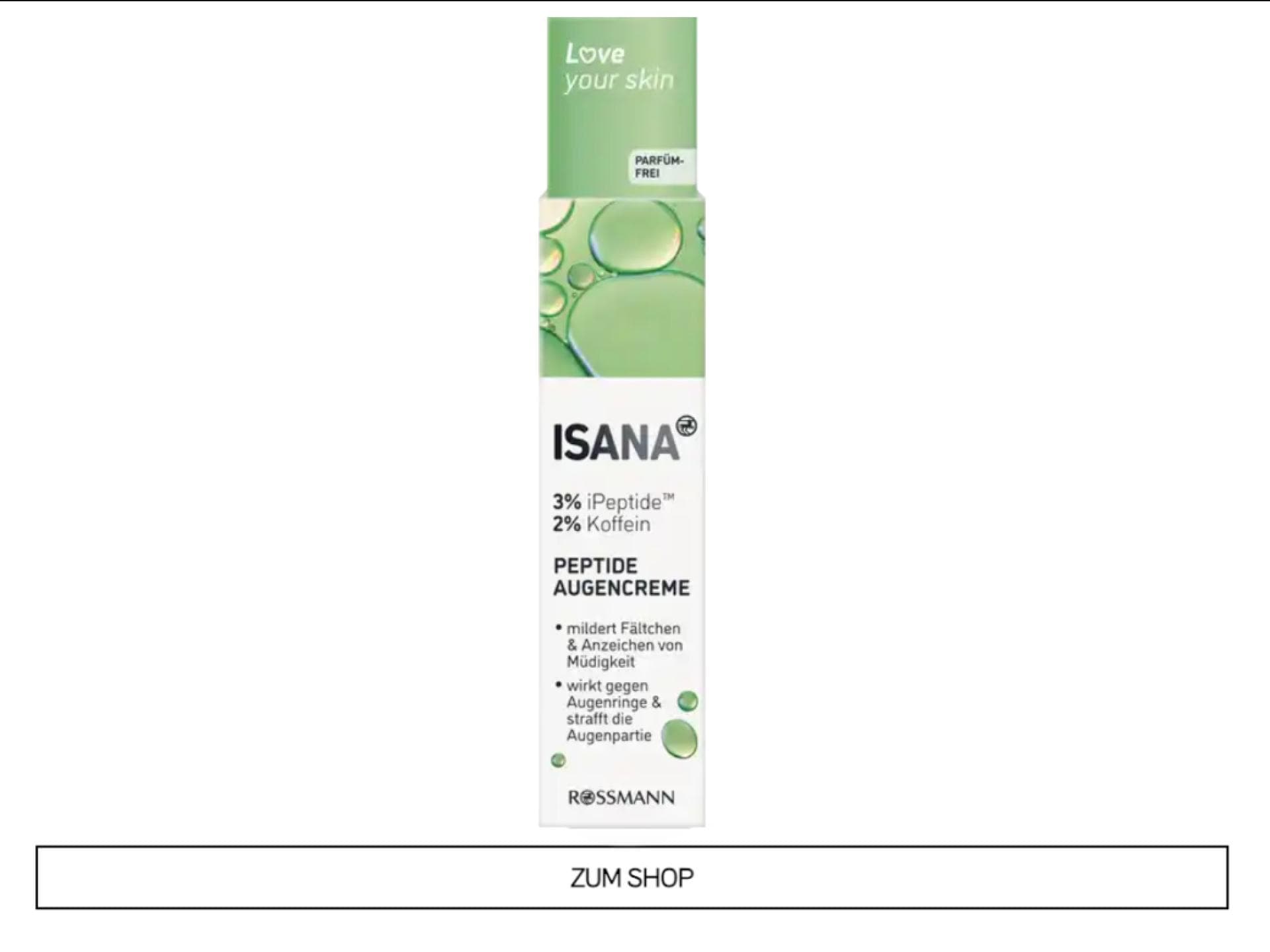 Rossmann Wirkstoff Augencreme Augencreme