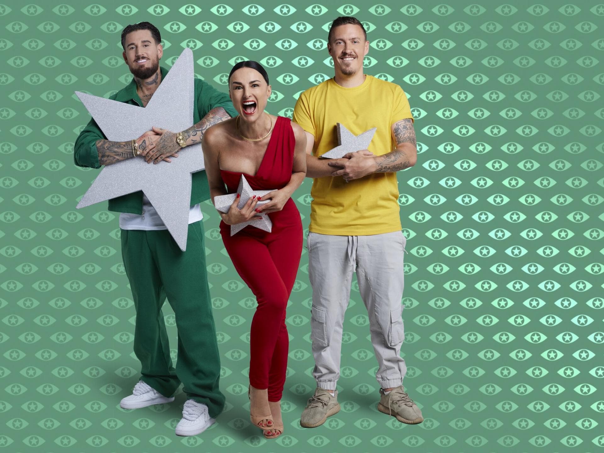 Mike Heiter, Mimi Fiedler und Max Kruse sind bei "Promi Big Brother" 2024 dabei
