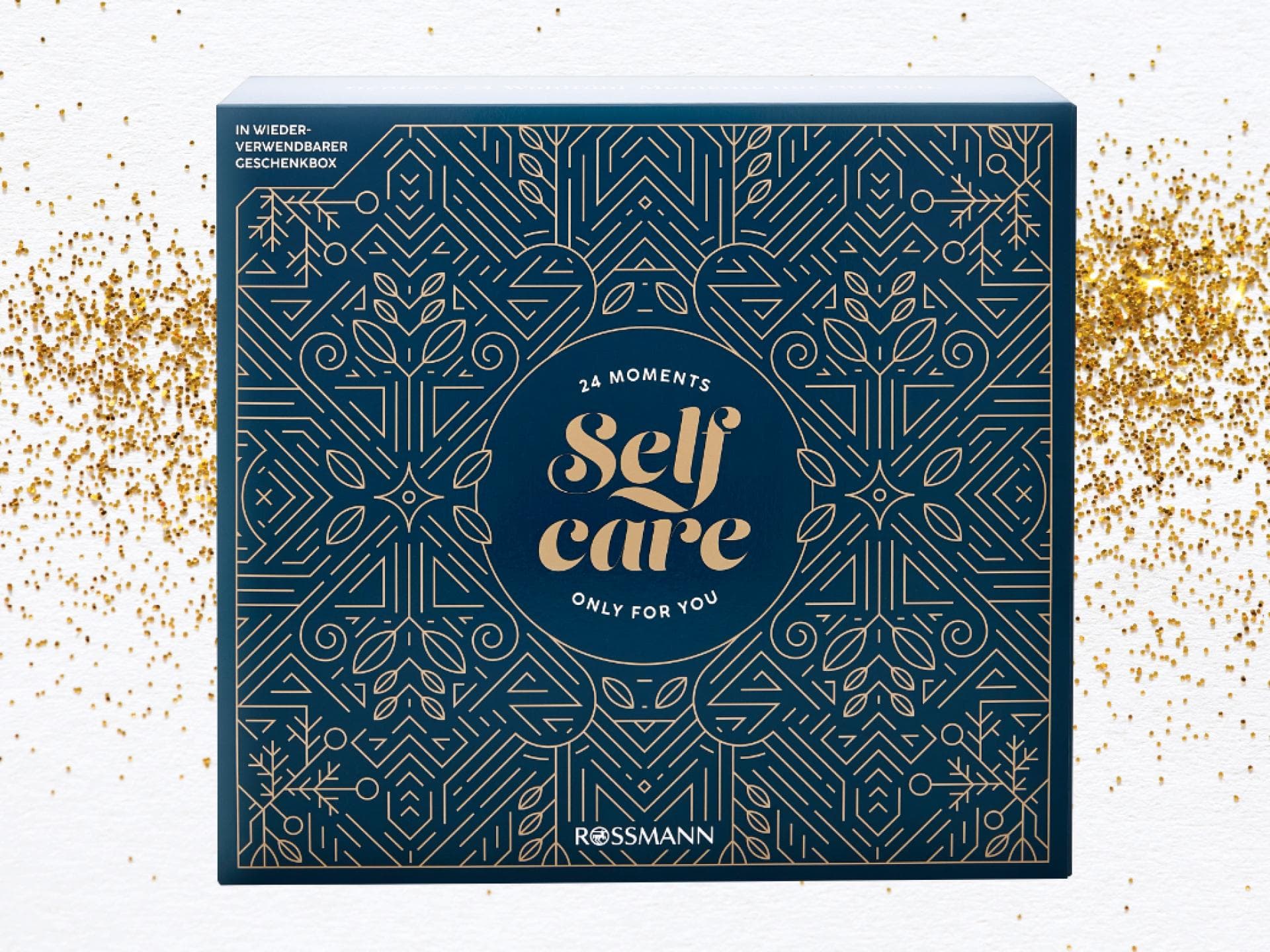 Adventskalender selfcare Rossmann auf Glitzer