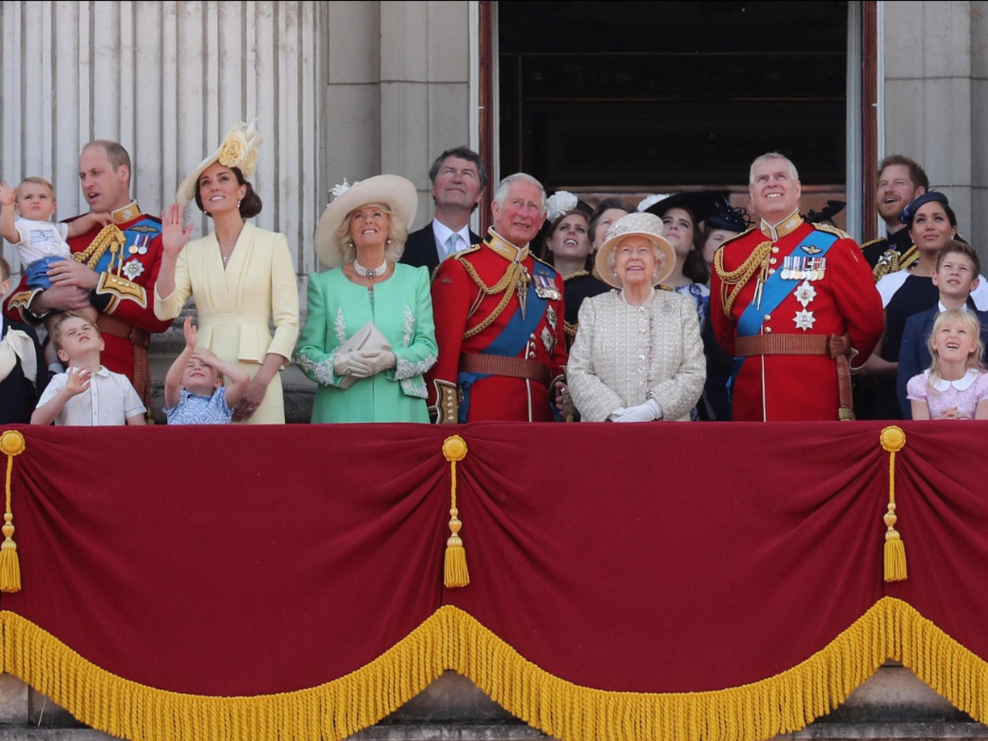 Düfte der Royals Britische Royals auf Balkon