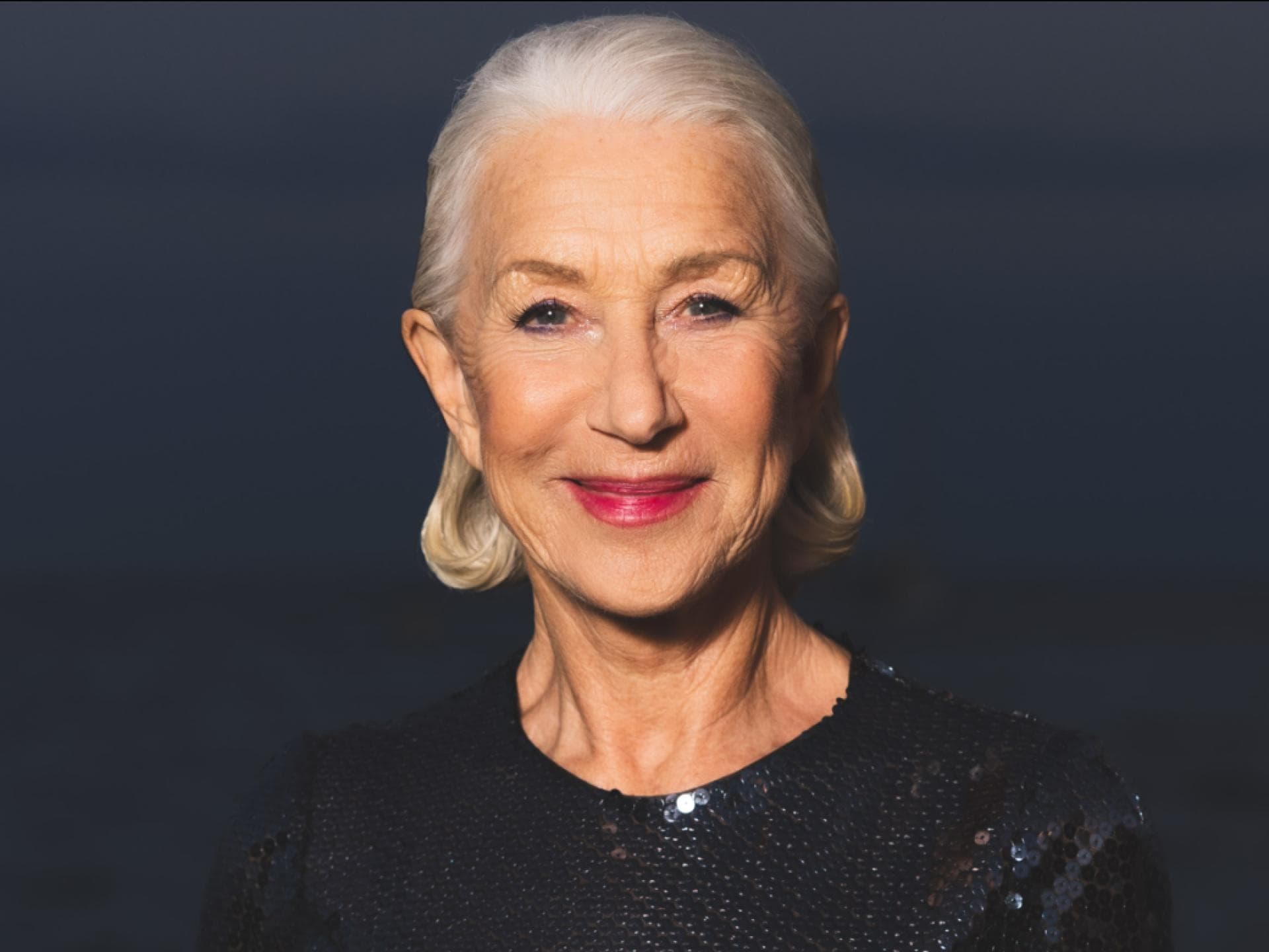 Make-up reife Haut Helen Mirren strahlt