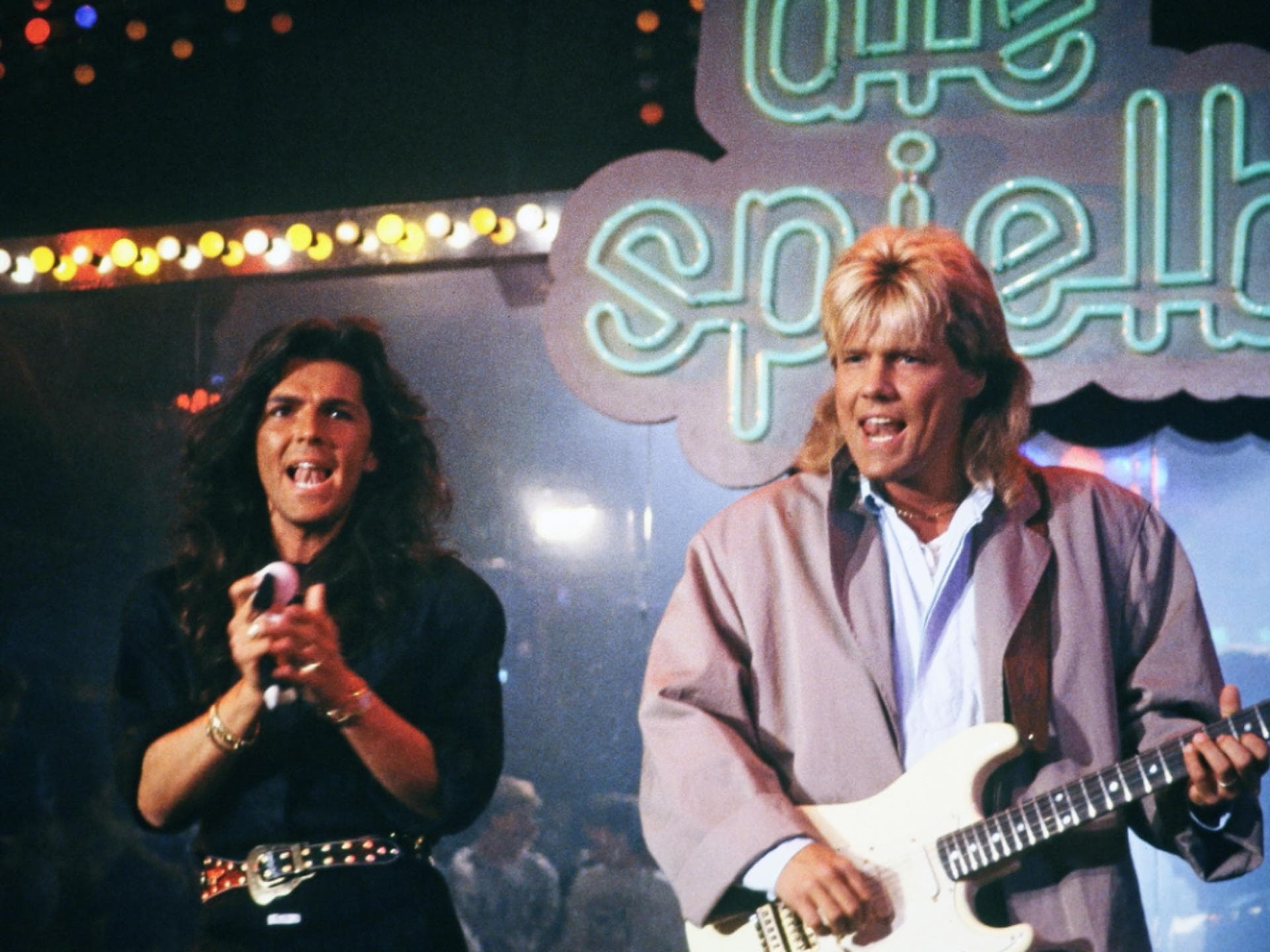 Dieter Bohlen und Thomas Anders auf Bühne