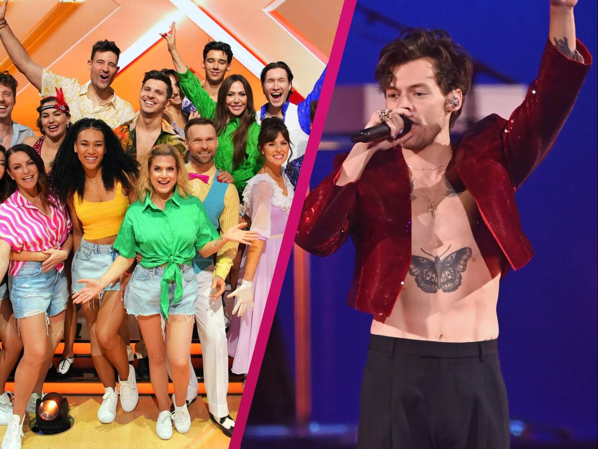 lets dance cast mit harry styles in collage