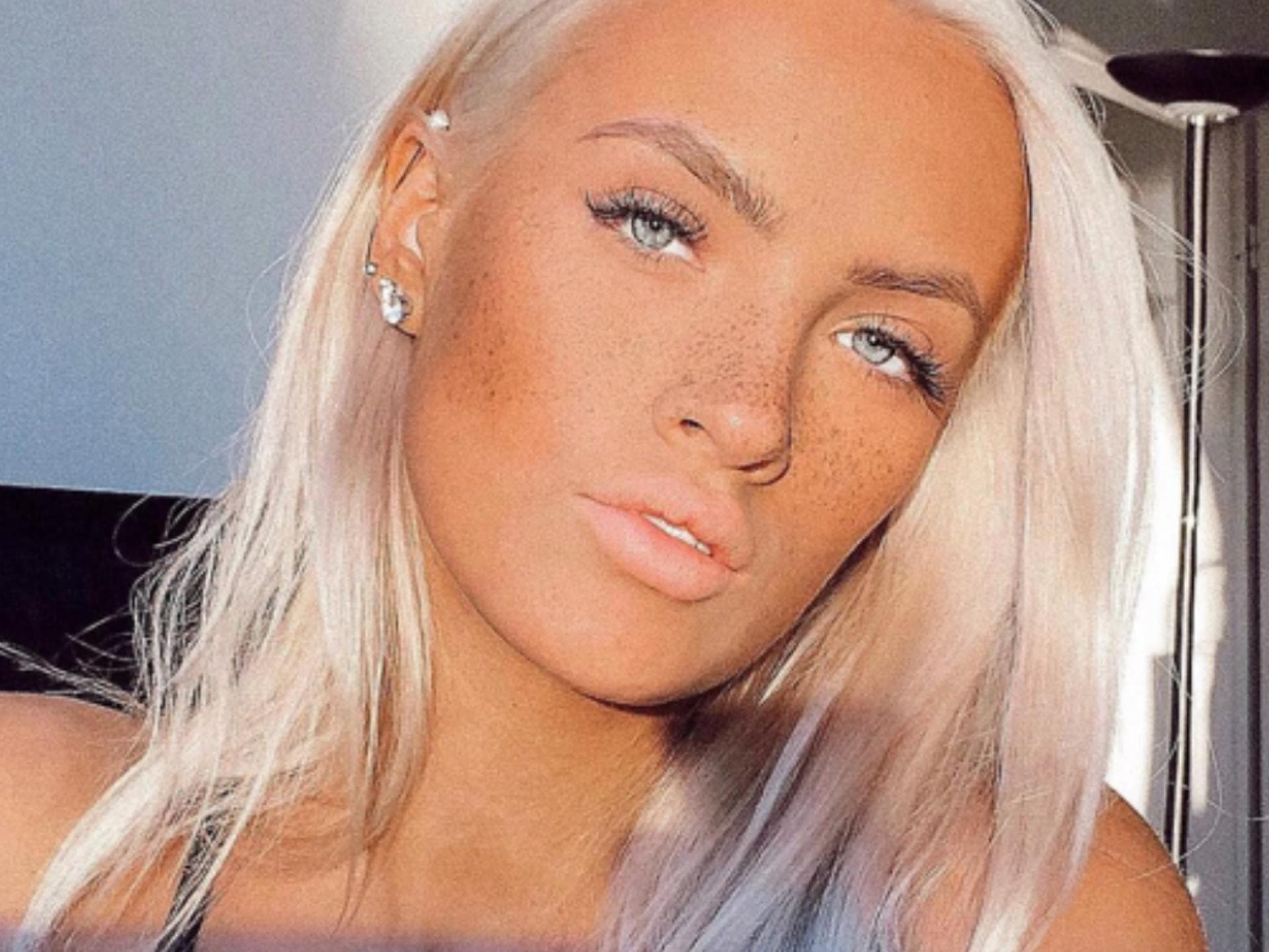 Paulina Ljubas im Jahr 2018 mit blonden Haaren