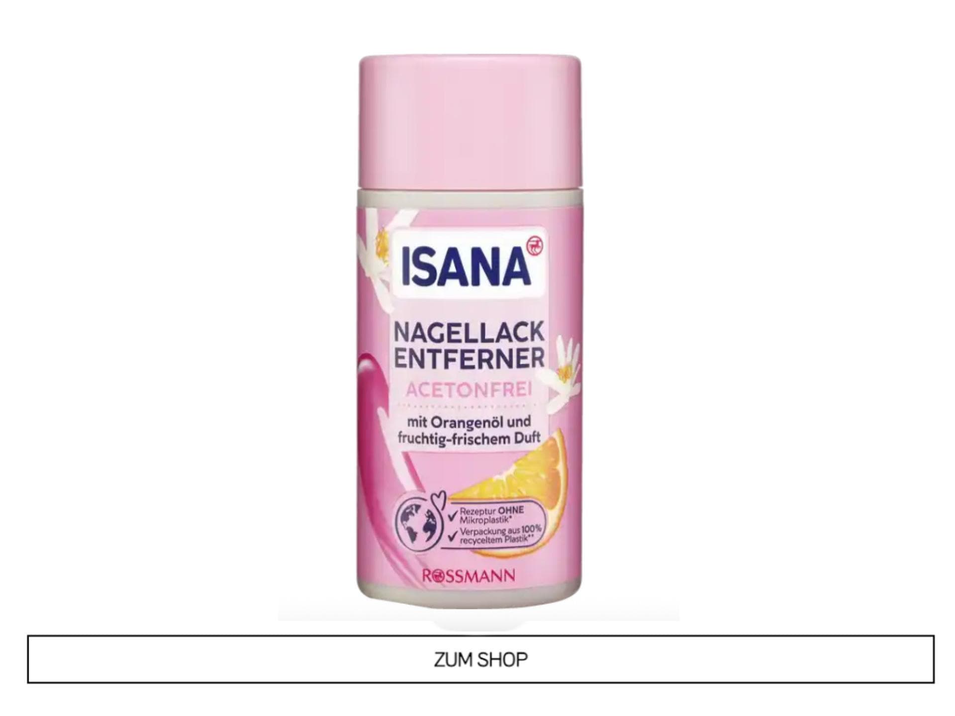 Nagellackentferner von Isana bei Öko-Test