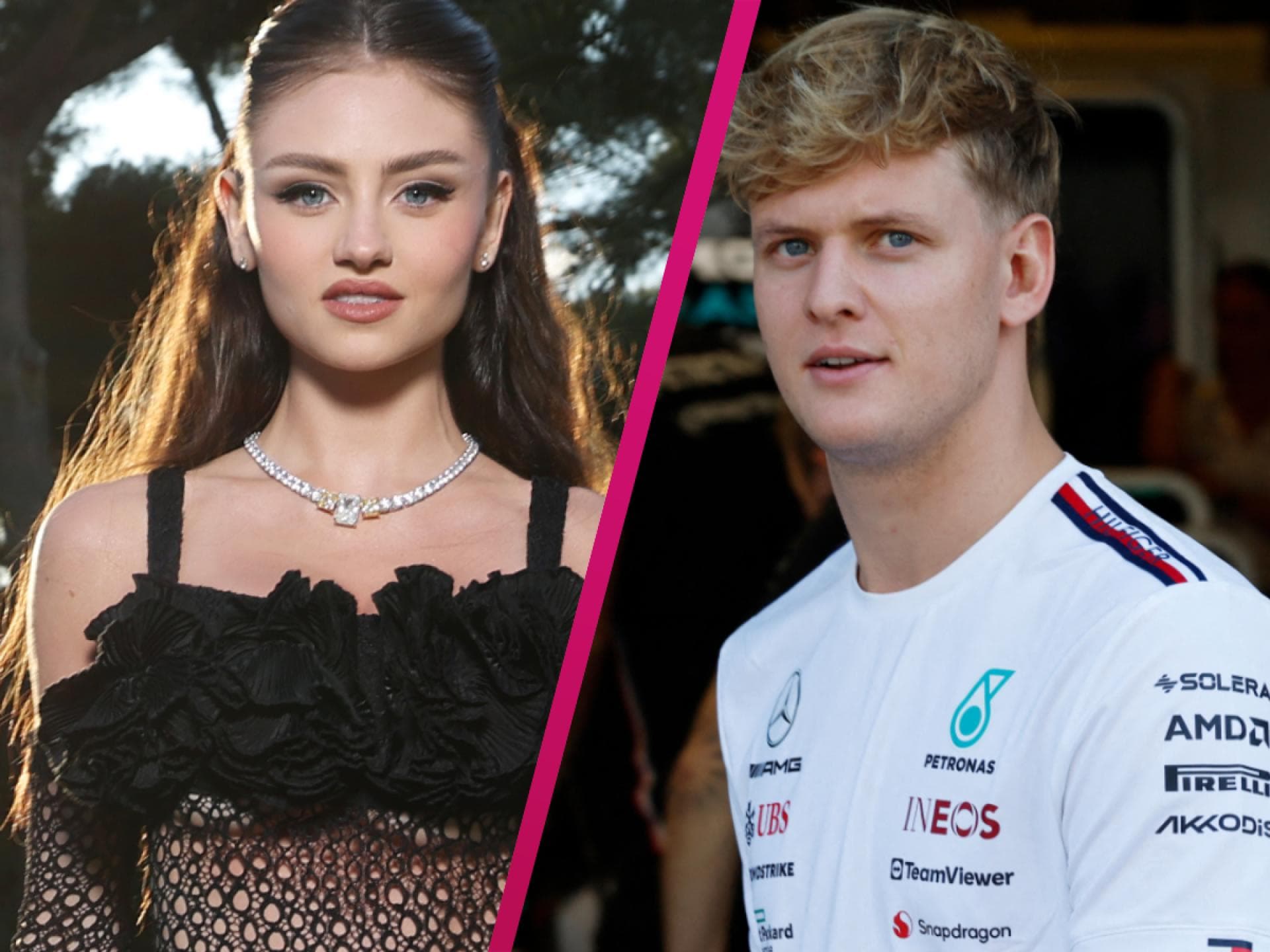Leni Klum und Mick Schumacher, Collage