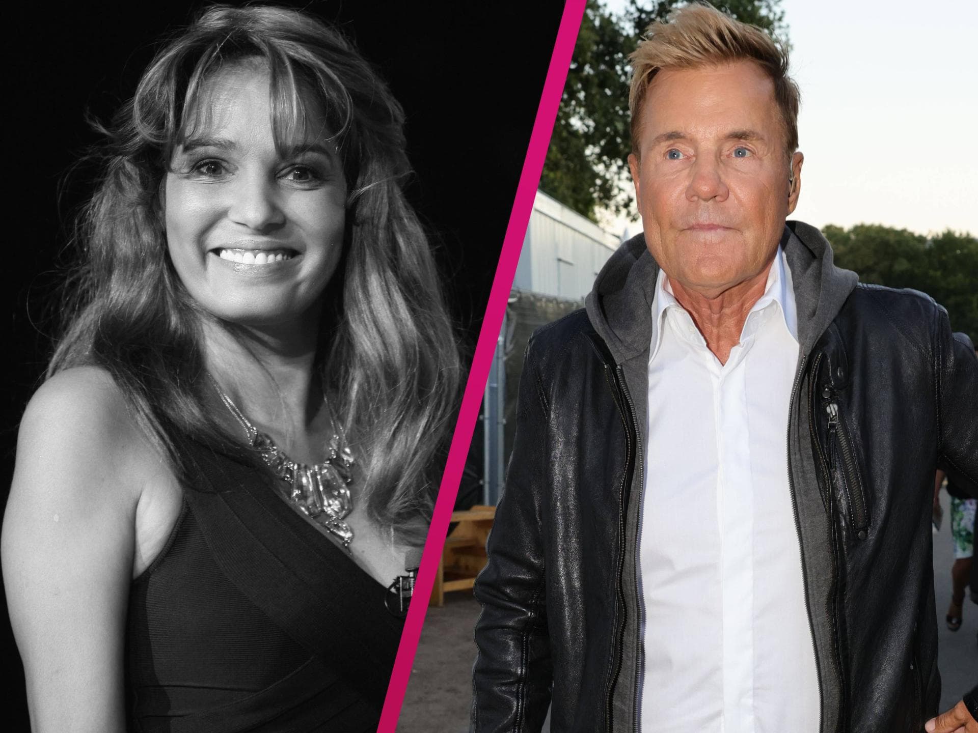 Nadja Abd el Farrag mit Dieter Bohlen in Trauer