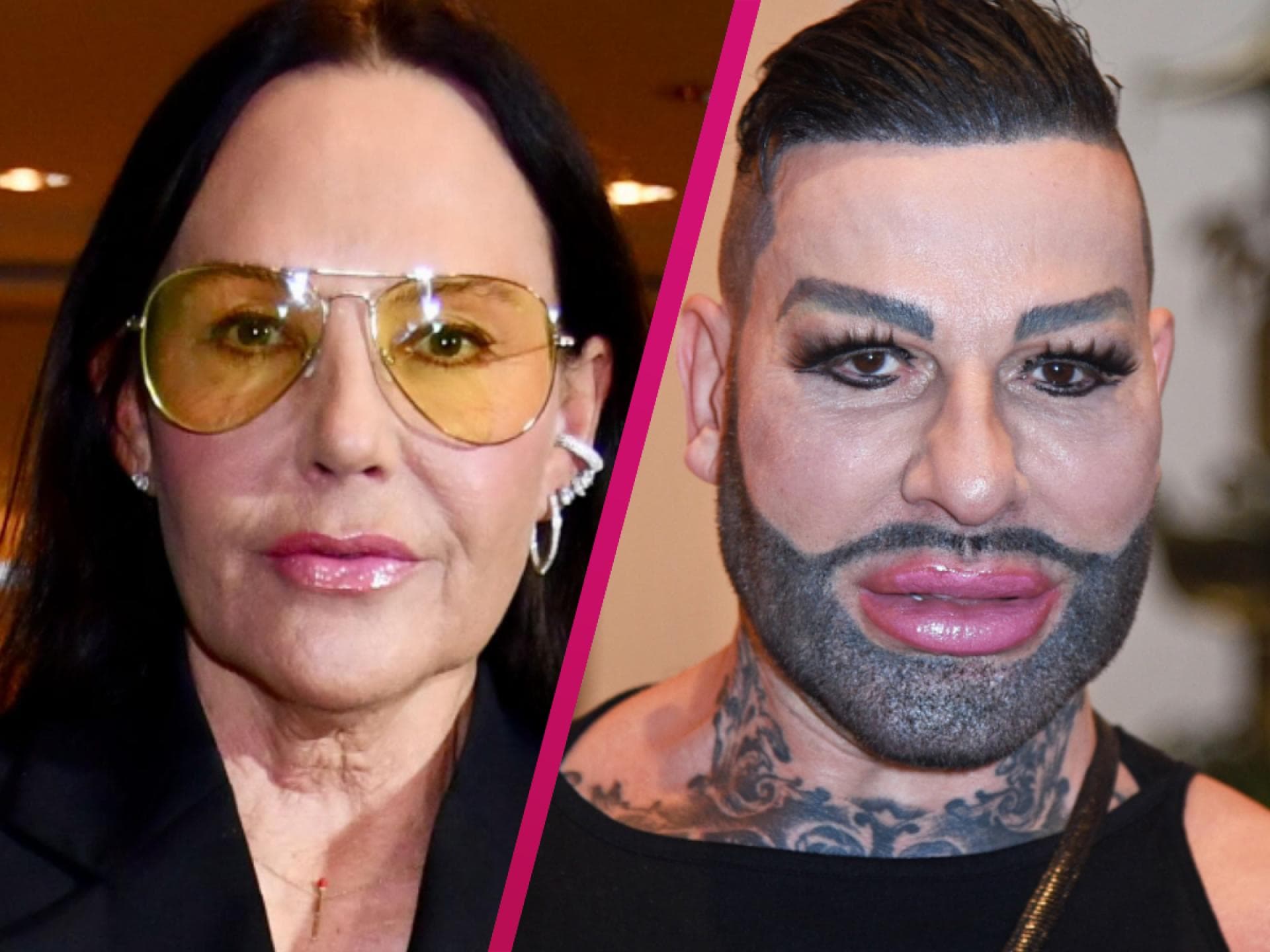 Natascha Ochsenknecht und Harald Glööckler, Collage