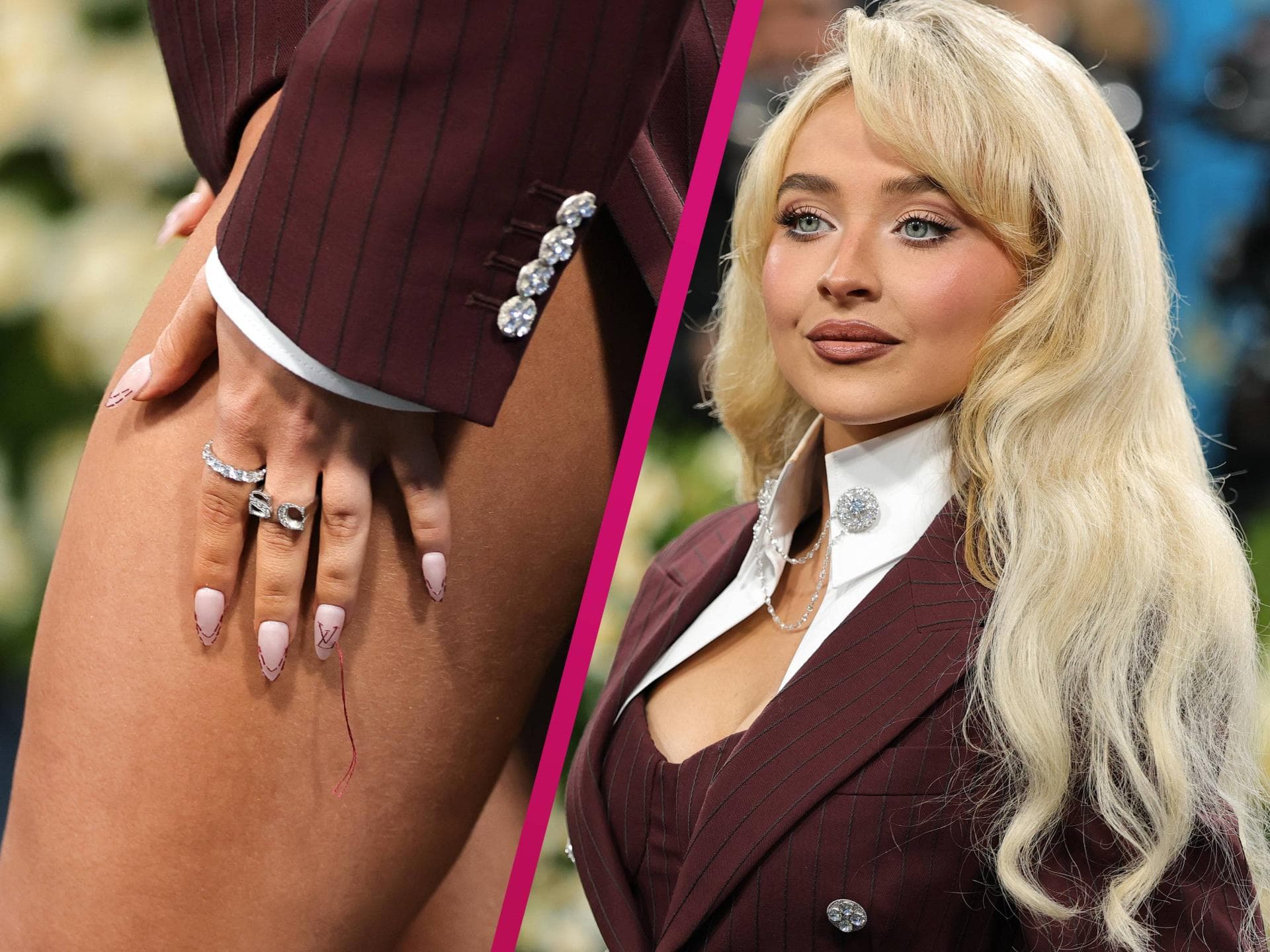 Sabrina Carpenter Maniküre MET Sabrina Carpenter Nägel