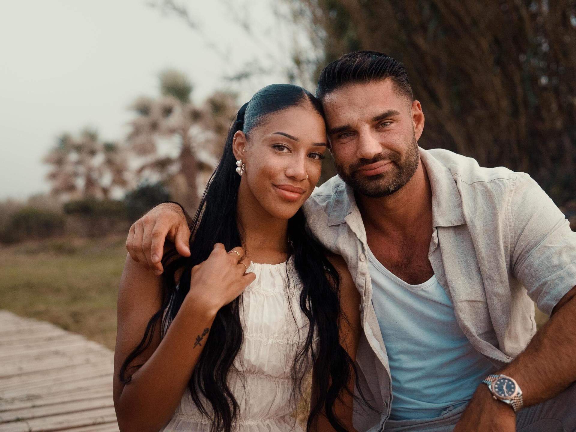 Aleks Petrovic und Vanessa Nwattu bei der 6. "Temptation Island VIP"-Staffel