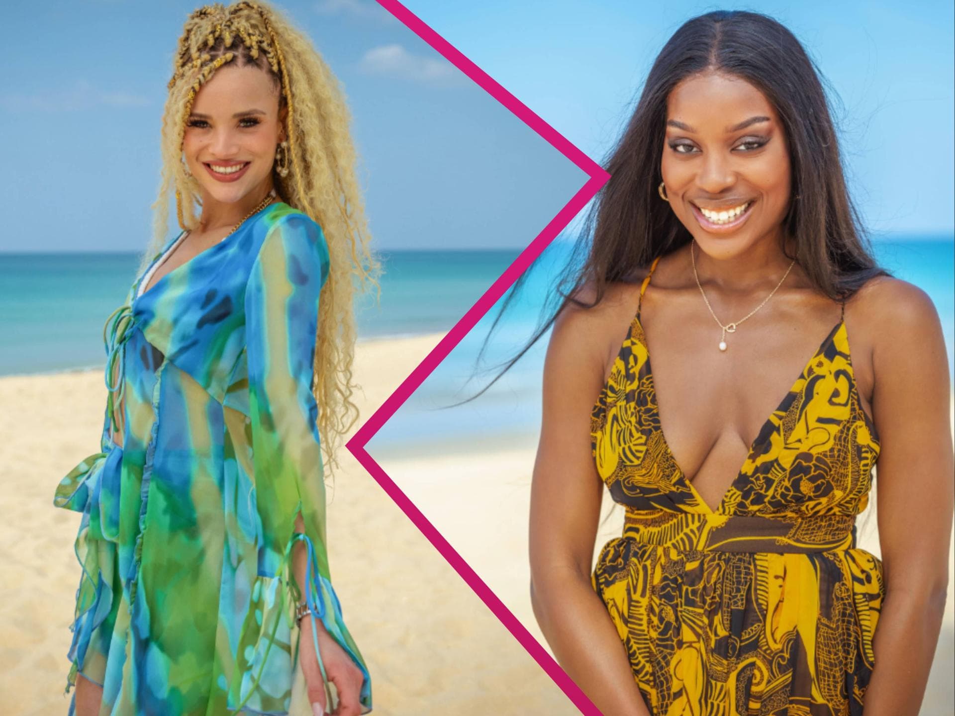 Christin Okpara mit Linda Nobat bei Kampf der Realitystars