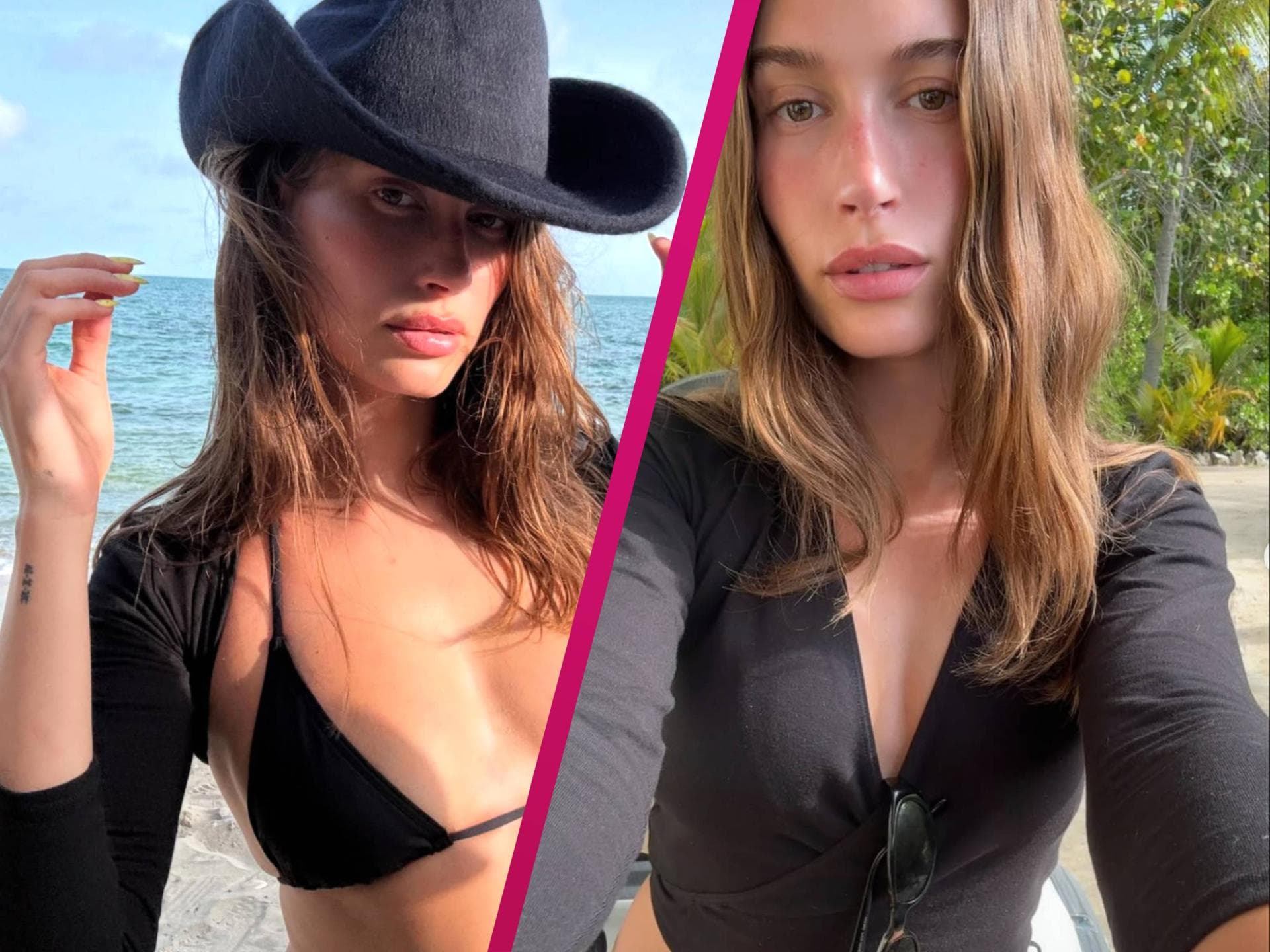 Nagellack Hailey Bieber Hailey Bieber mit Lemon Drop Nails
