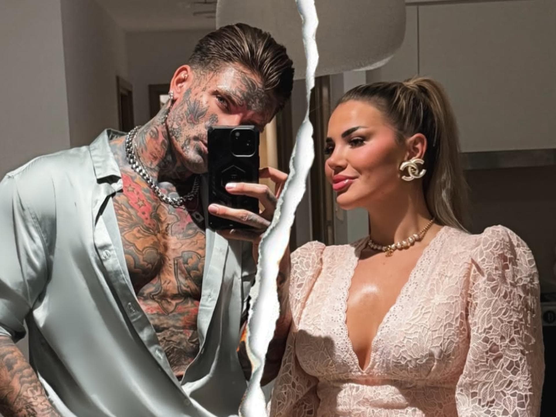 Nikola Glumac und Kim Virginia Hartung vorm Spiegel