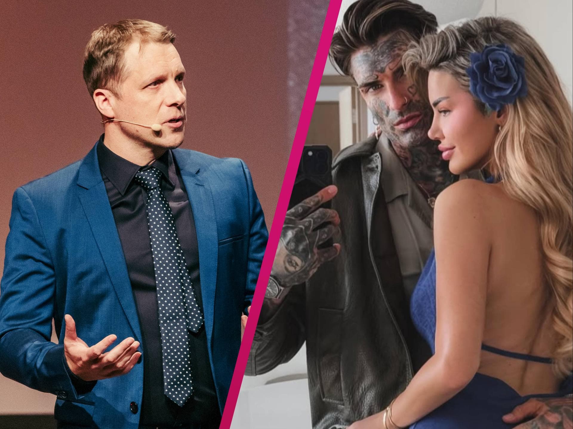 Oliver Pocher sprachlos leben Kim Virginia und Nikola Glumac