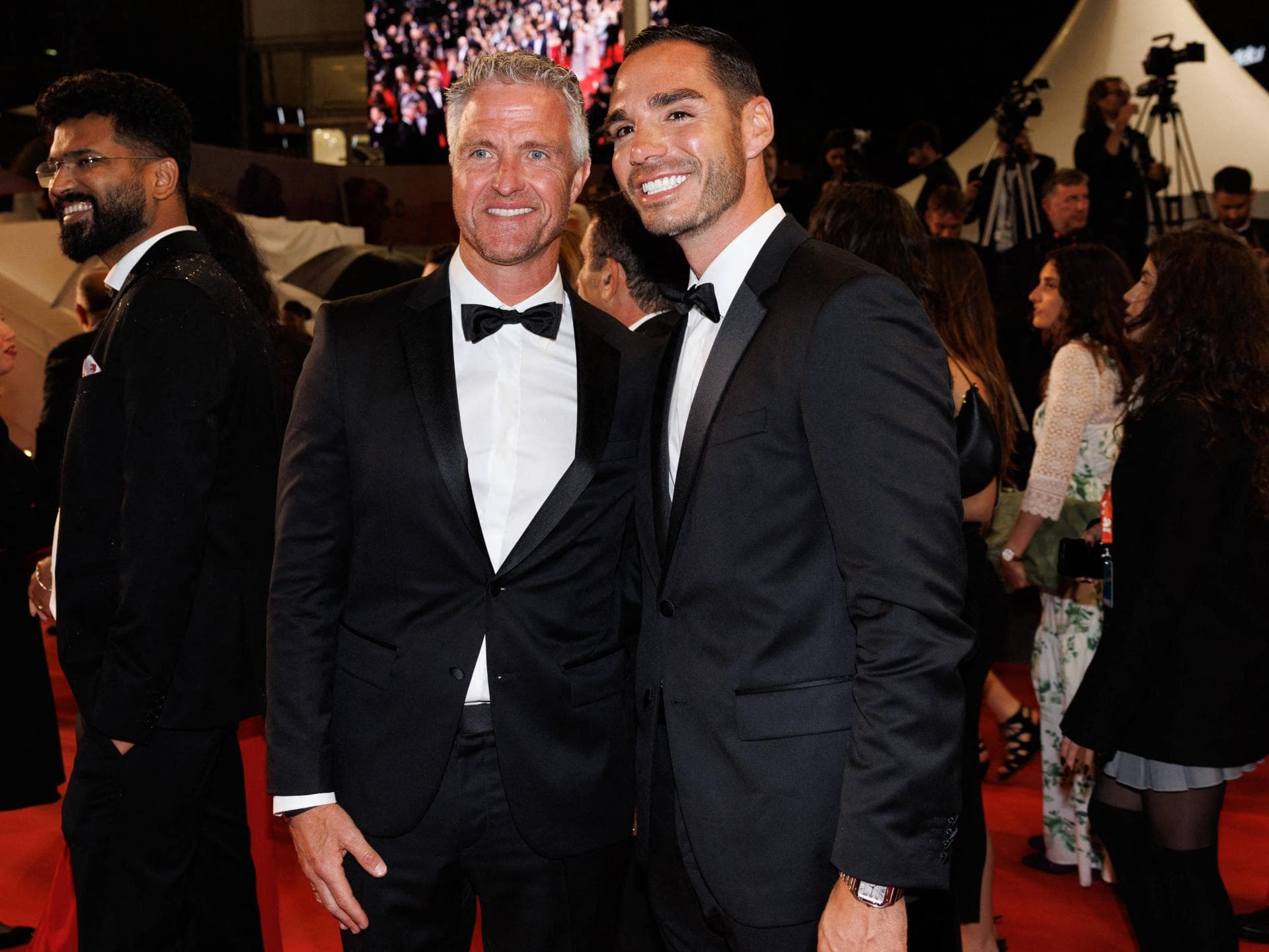 Ralf Schumacher und sein Freund Etienne in Cannes 2025