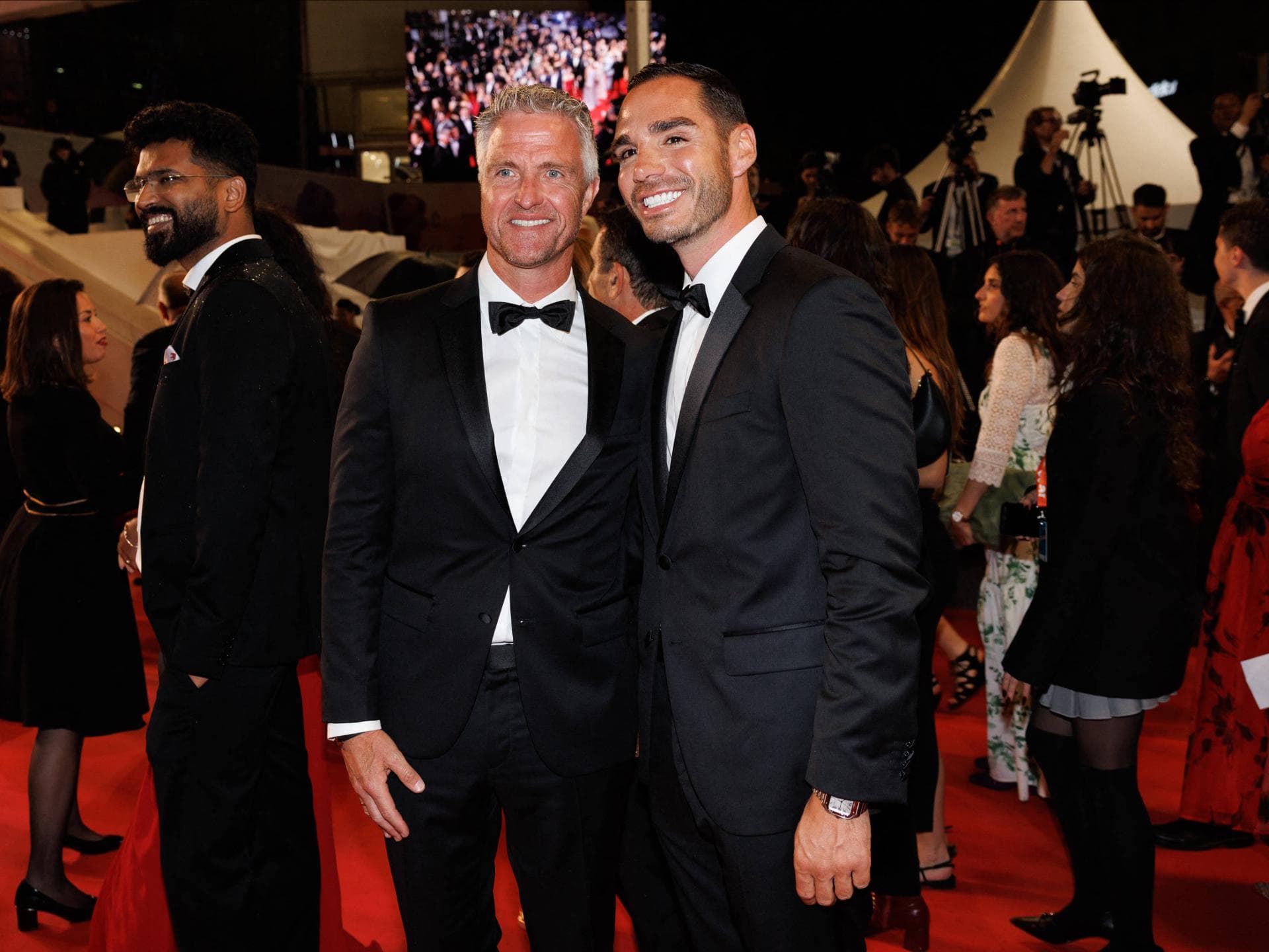 Ralf Schumacher und sein Freund Etienne in Cannes 2025