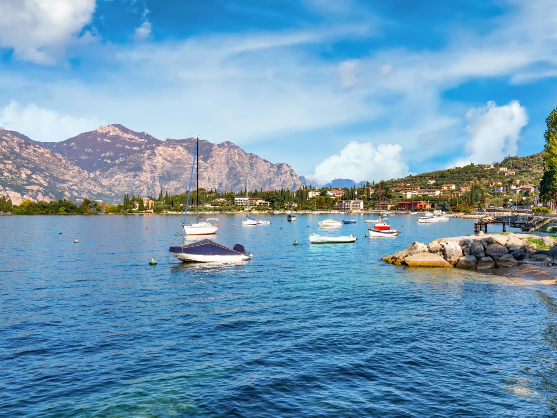 Boote auf dem Gardasee