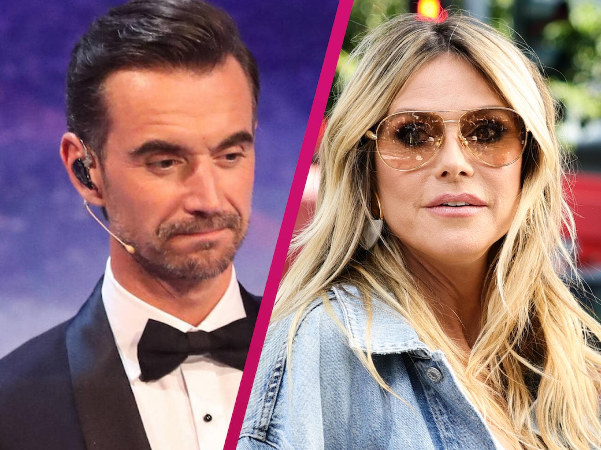 Collage Florian Silbereisen und Heidi Klum