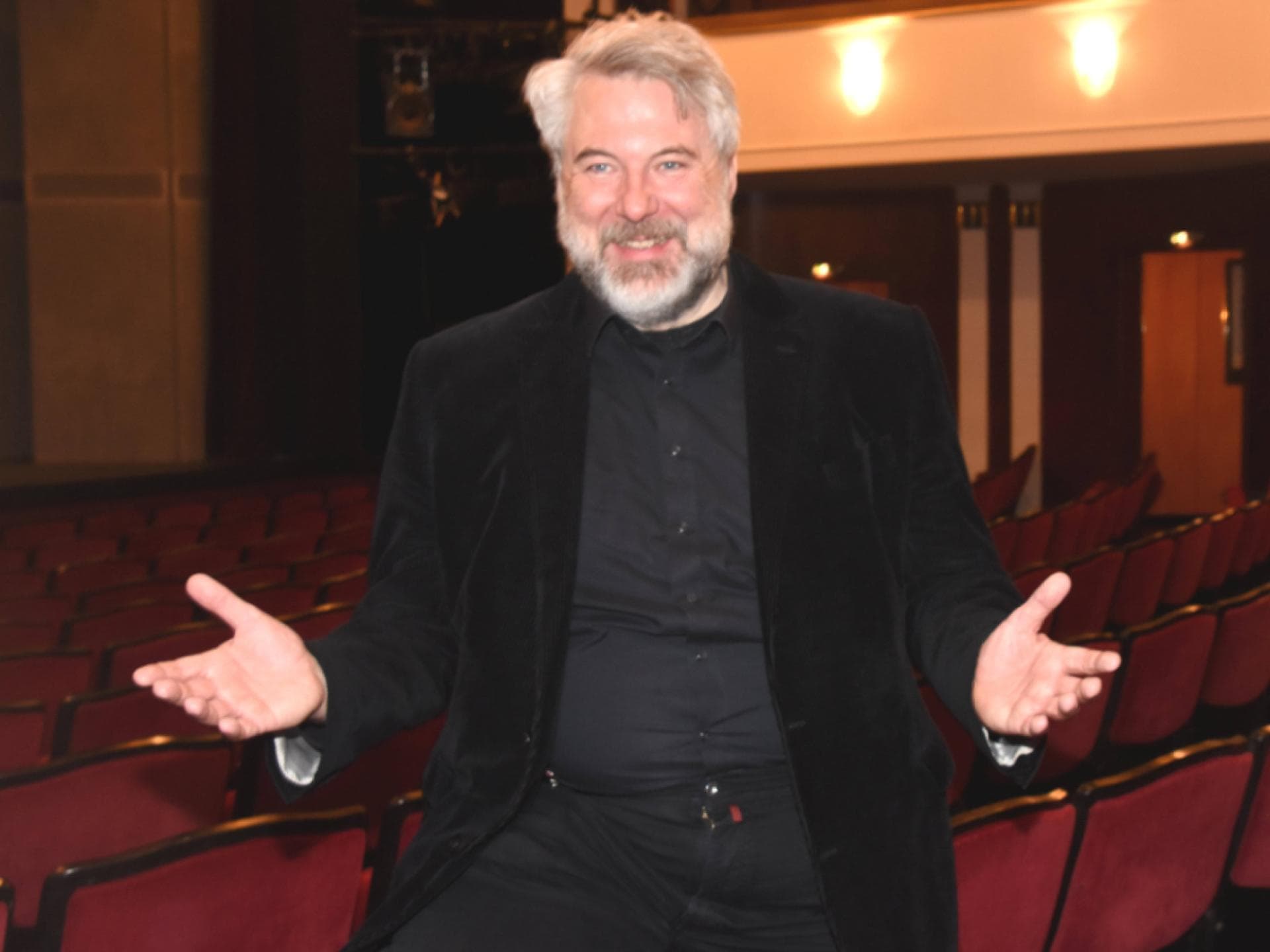 Dieter Fischer im Saal