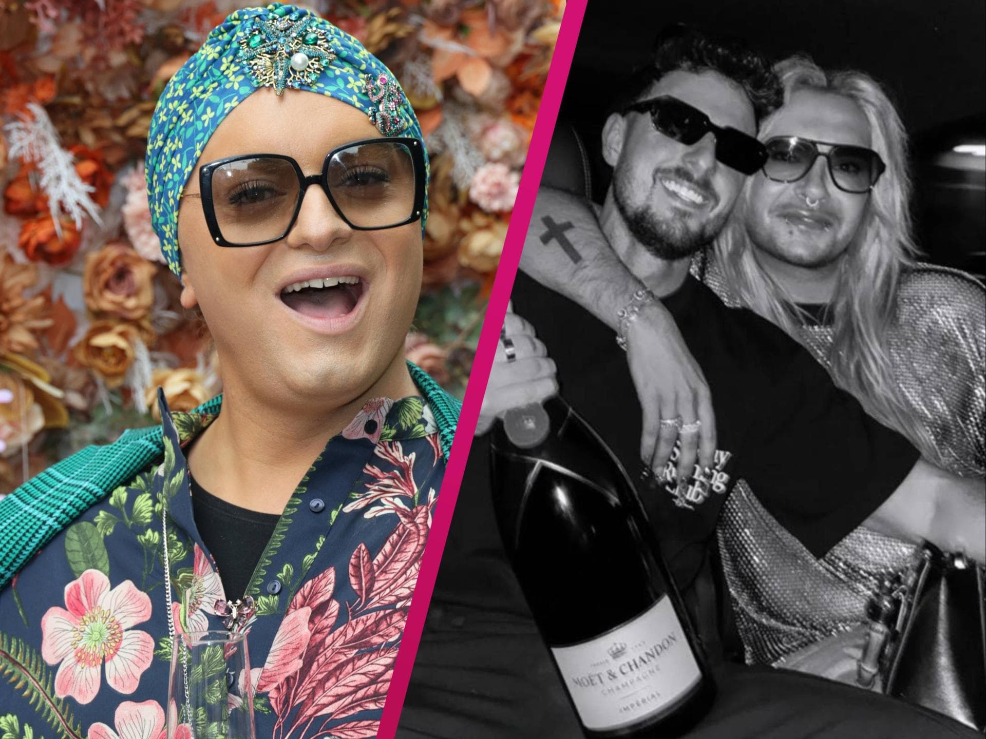 Julian F. M. Stoeckel mit Jannik Kontalis und Bill Kaulitz