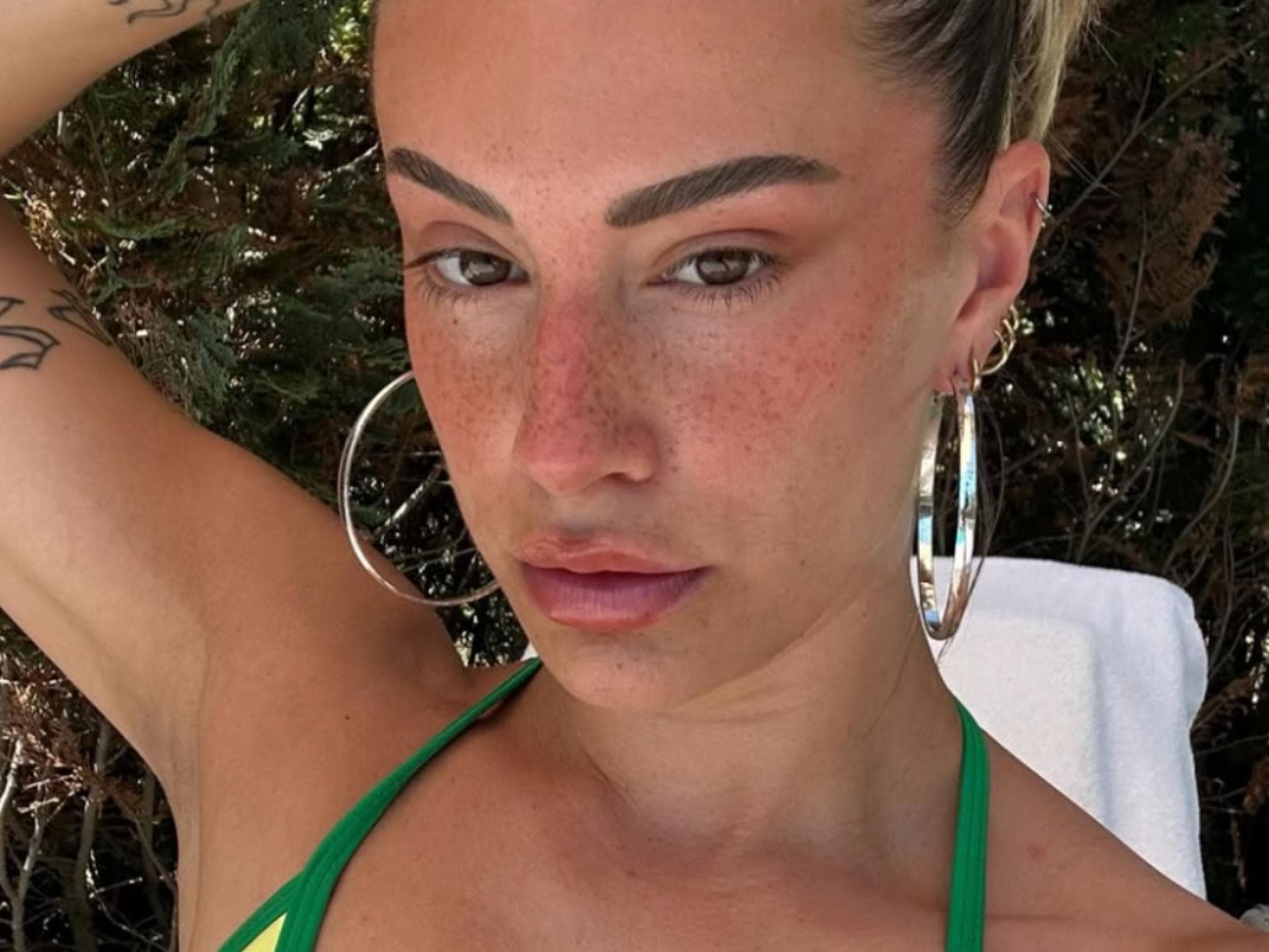 Lena macht Selfie