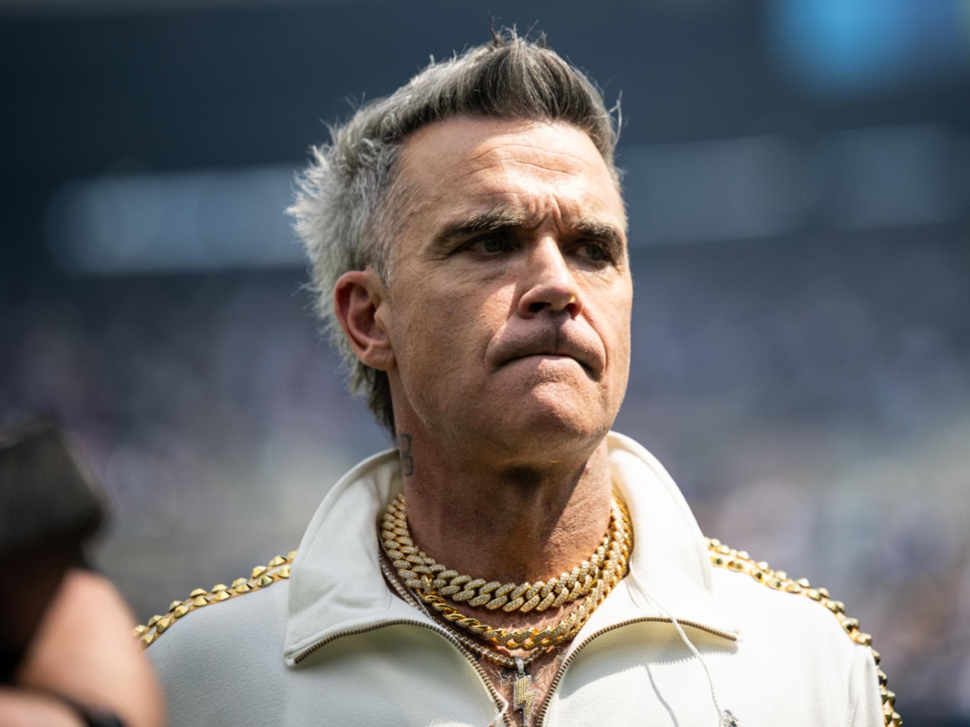 Robbie Williams sehr ernst