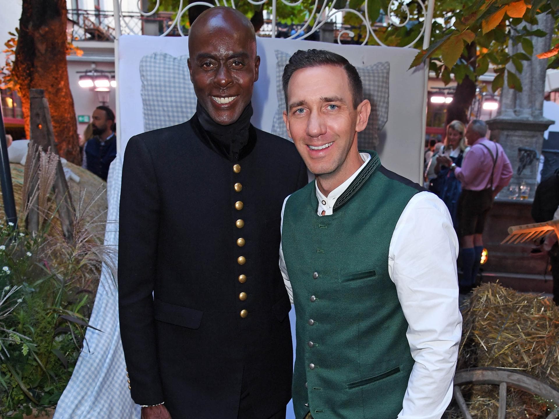 Bruce Darnell und Marcel Remus beim "HeidiFest"