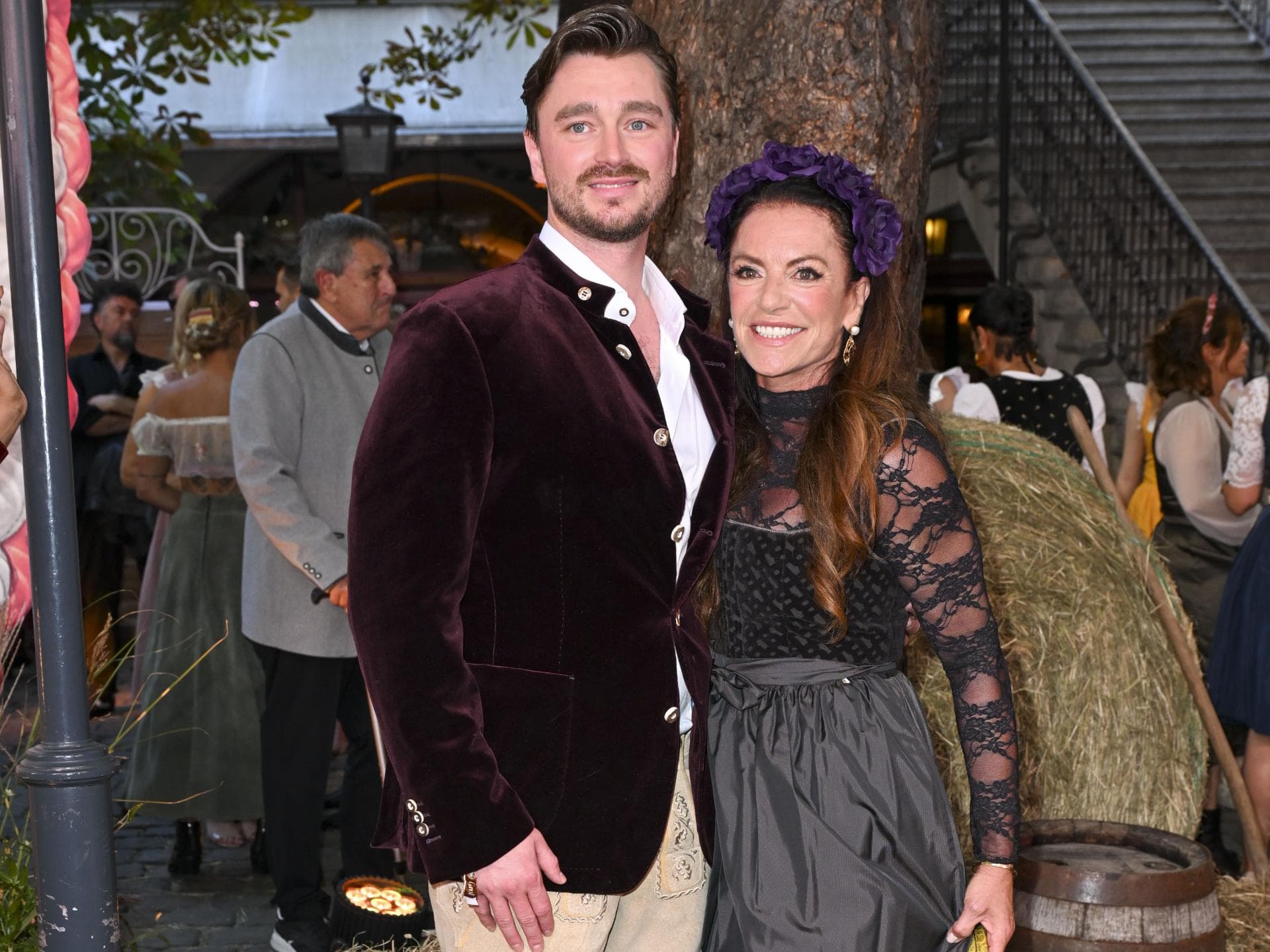 Christine Neubauer und Sohn Lambert Neubauer