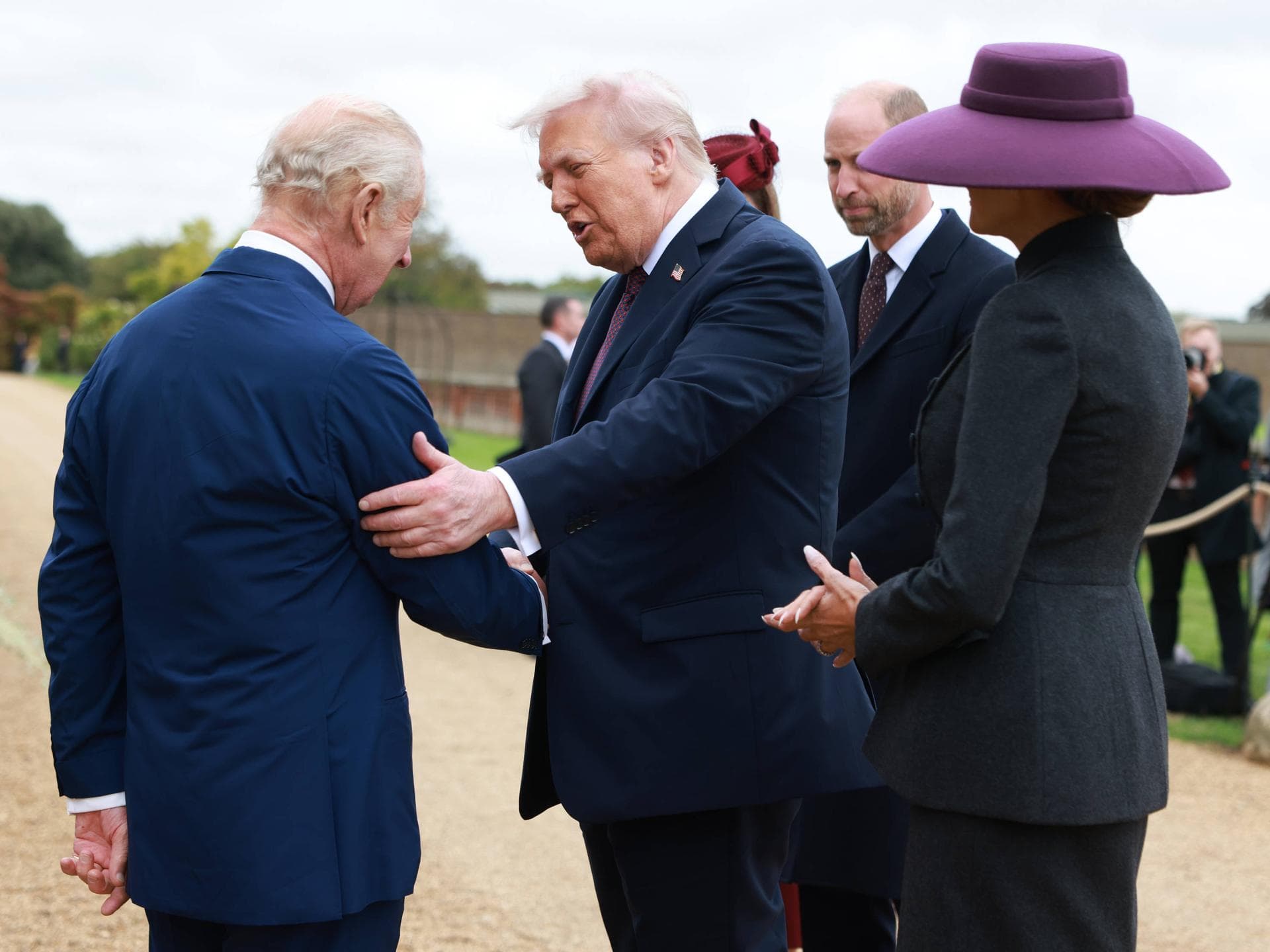 Melania und Donald Trump: Staatsbesuch bei König Charles und Queen Camilla