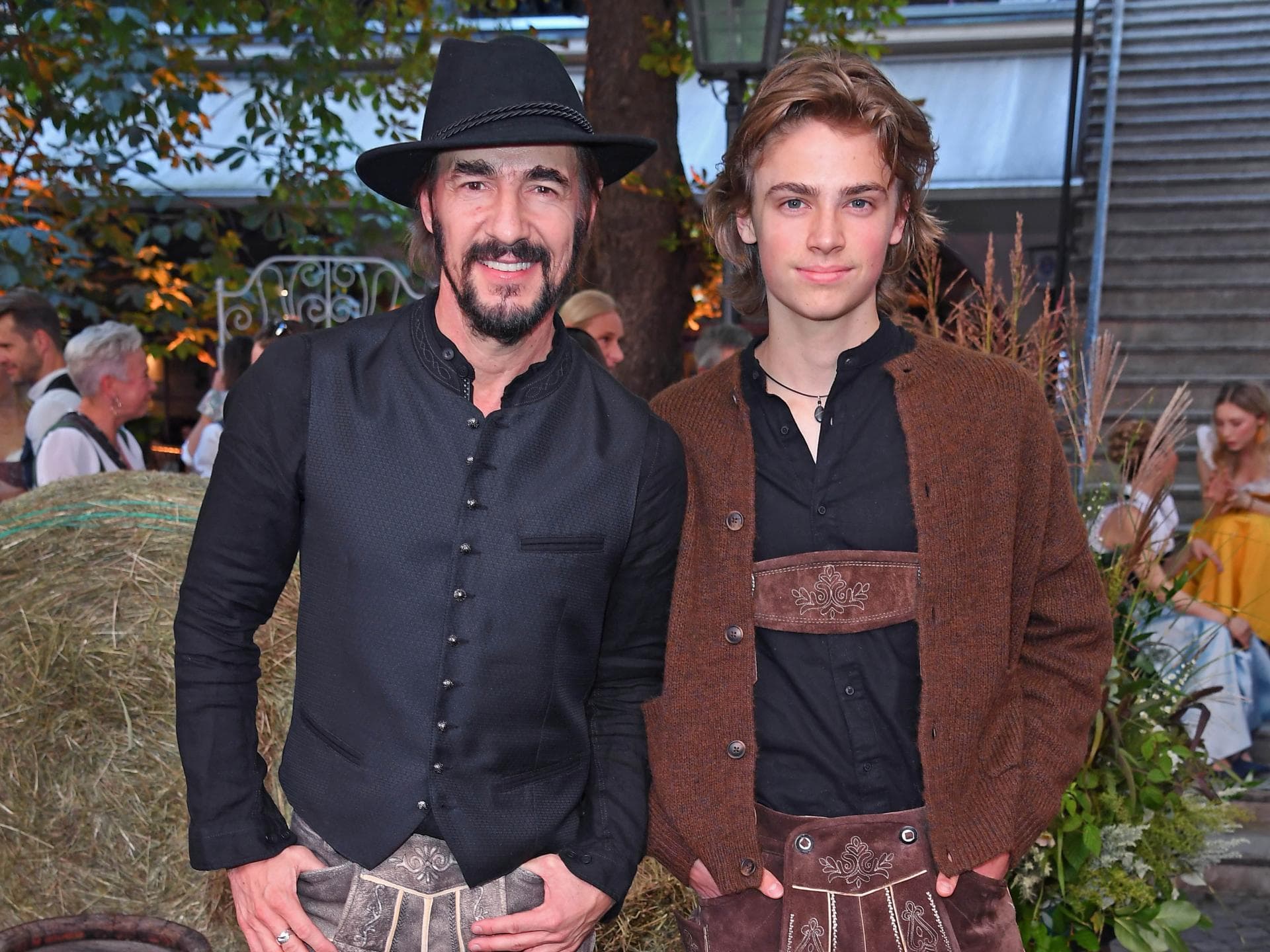 Thomas Hayo mit seinem Neffen Tim beim "HeidiFest"