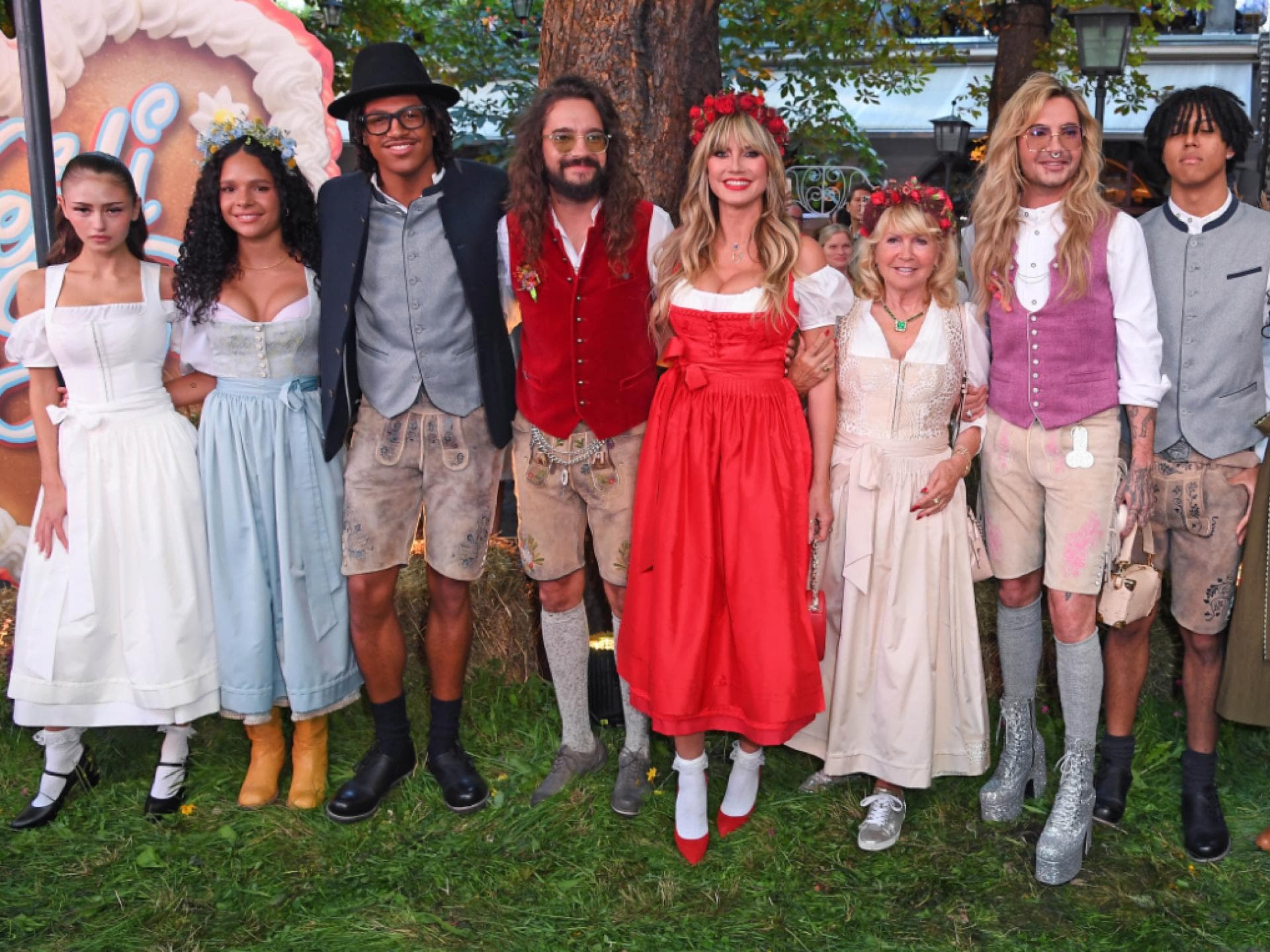 Heidi Klum mit Familie beim HeidiFest