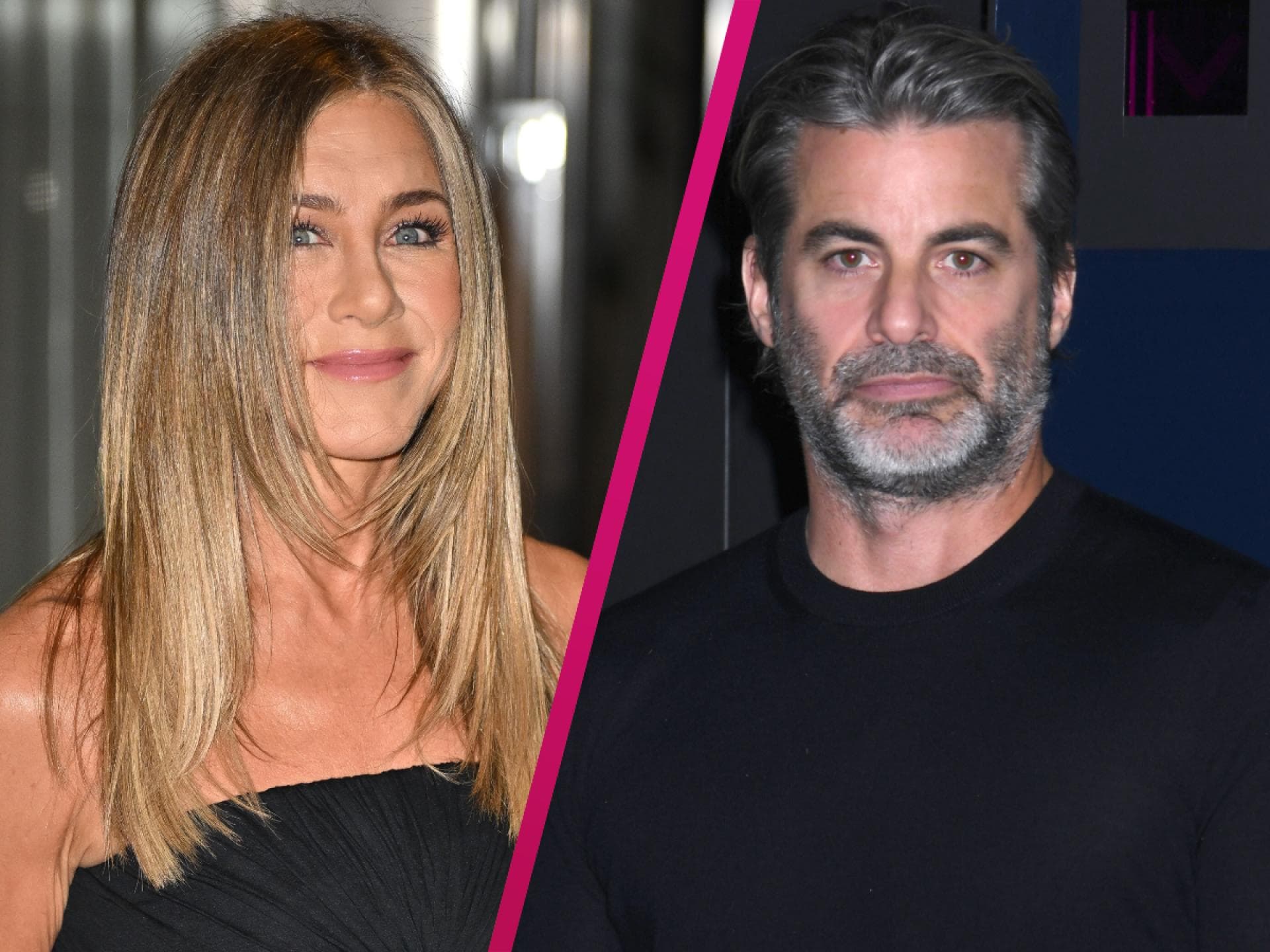 Jennifer Aniston und Jim Curtis, Collage