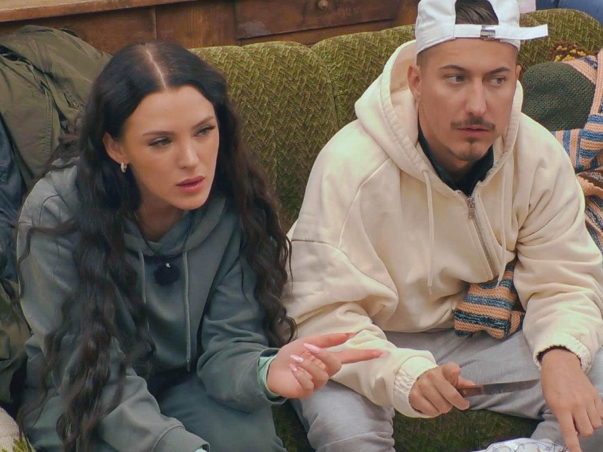 Jennifer Degenhart mit Marvin KLeinen im Sommerhaus