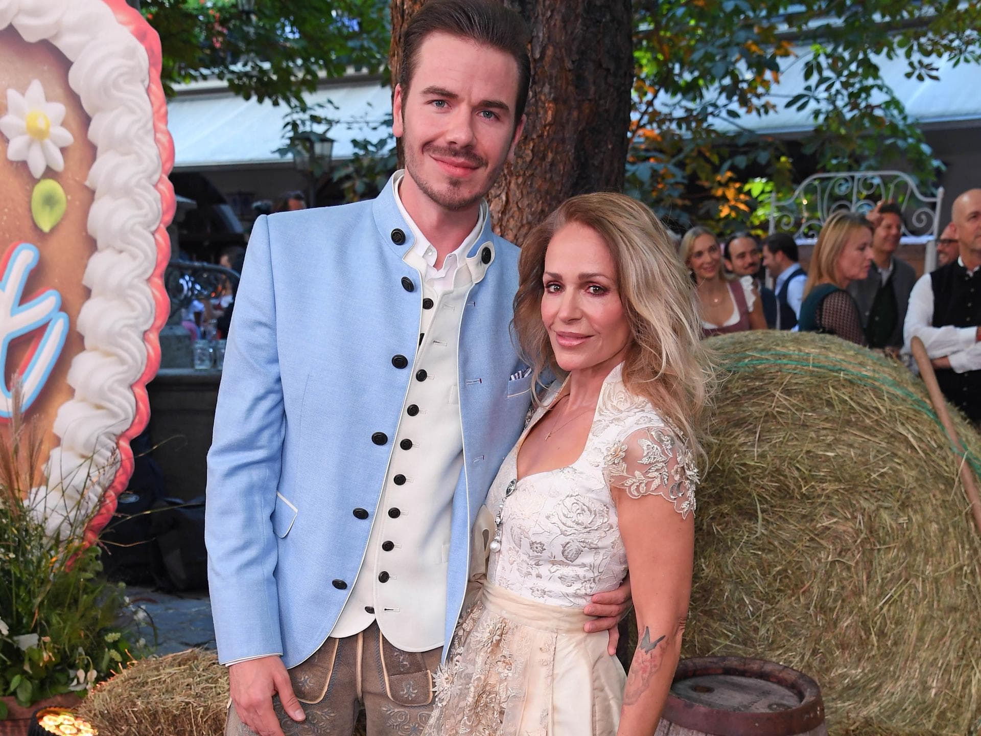 Eric Philippi und Michelle beim "HeidiFest"