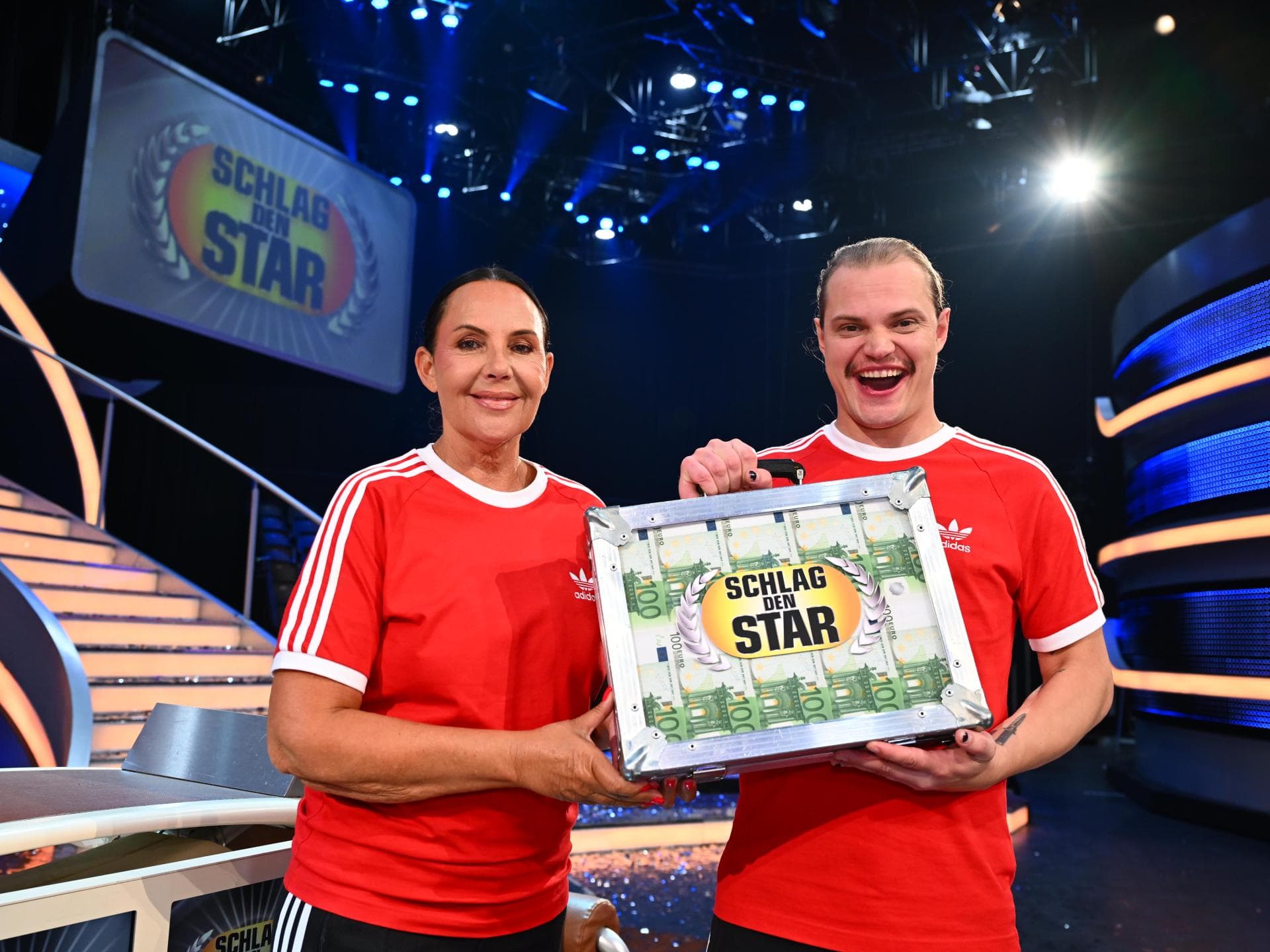 Natascha & Wilson Gonzalez Ochsenknecht nach ihrem "Schlag den Star"-Sieg