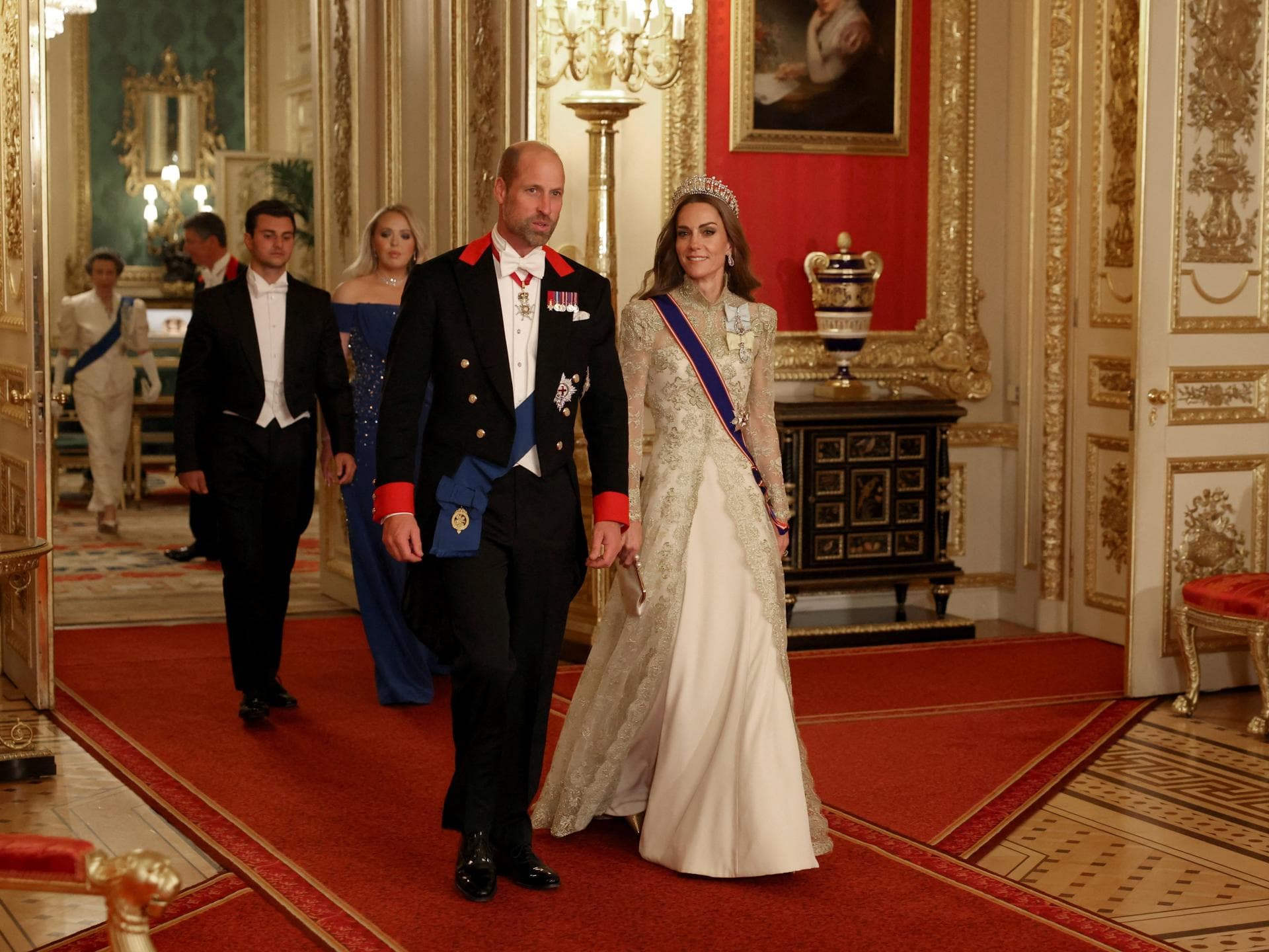 Staatsbesuch von Donald Trump und Ehefrau Melania bei König Charles III. und Königin Camilla