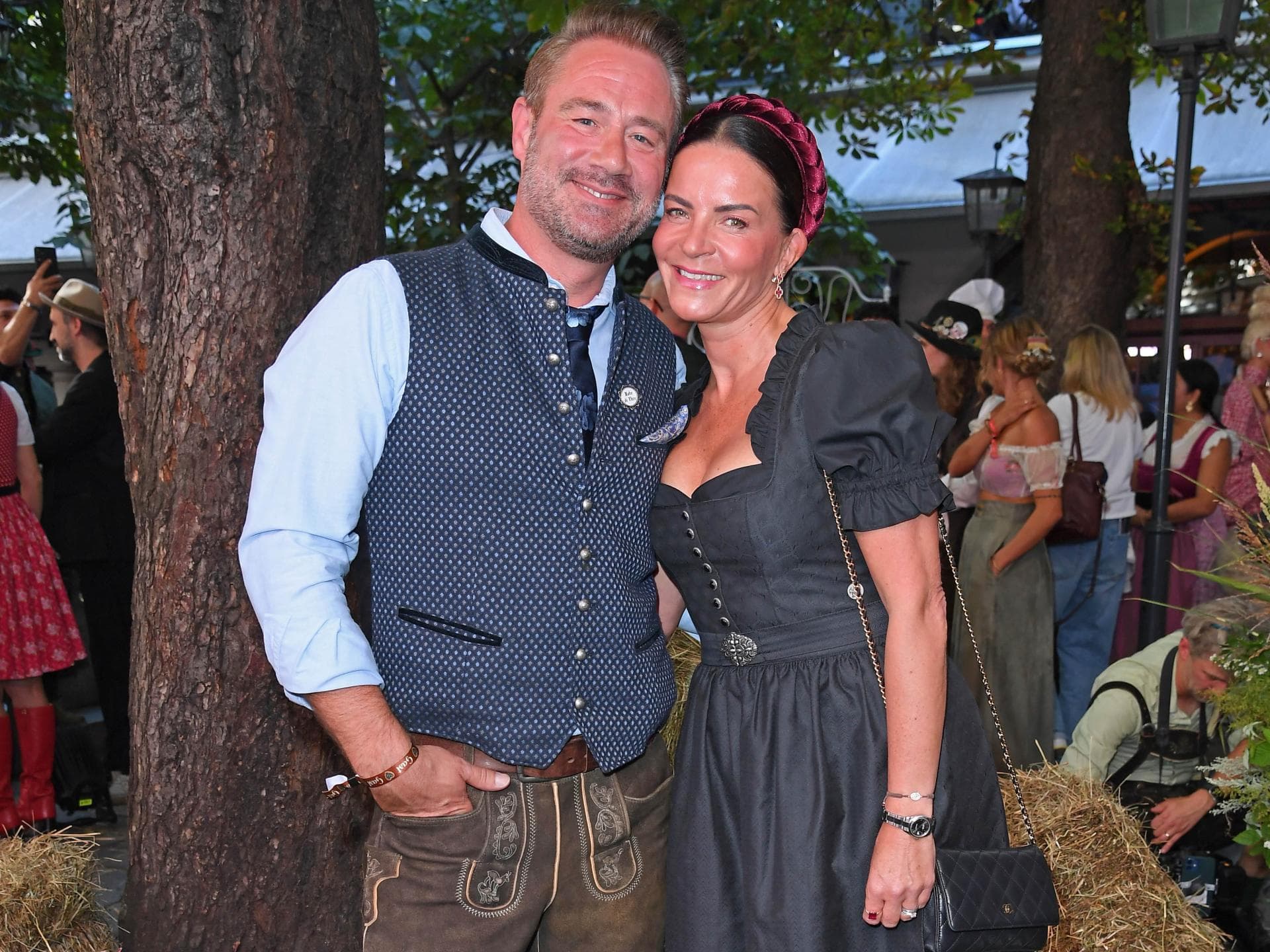 Sasha mit Ehefrau beim "HeidiFest"