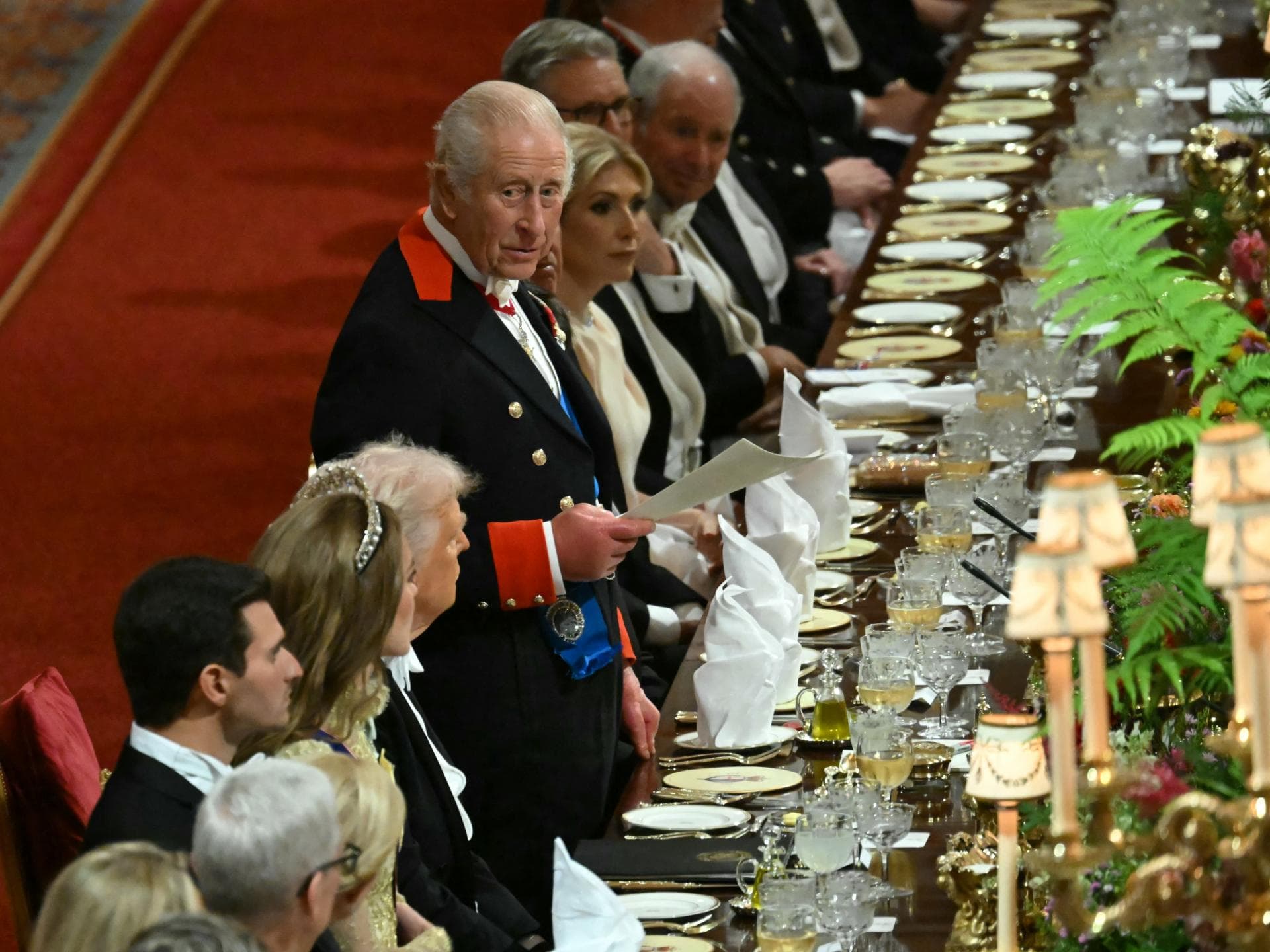 Staatsbesuch von Donald Trump und Ehefrau Melania bei König Charles III. und Königin Camilla