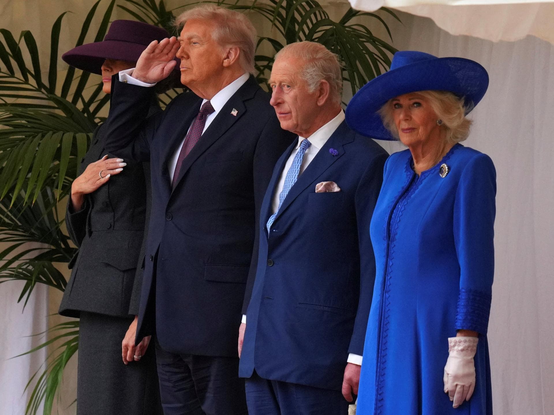 Melania und Donald Trump: Staatsbesuch bei König Charles und Queen Camilla