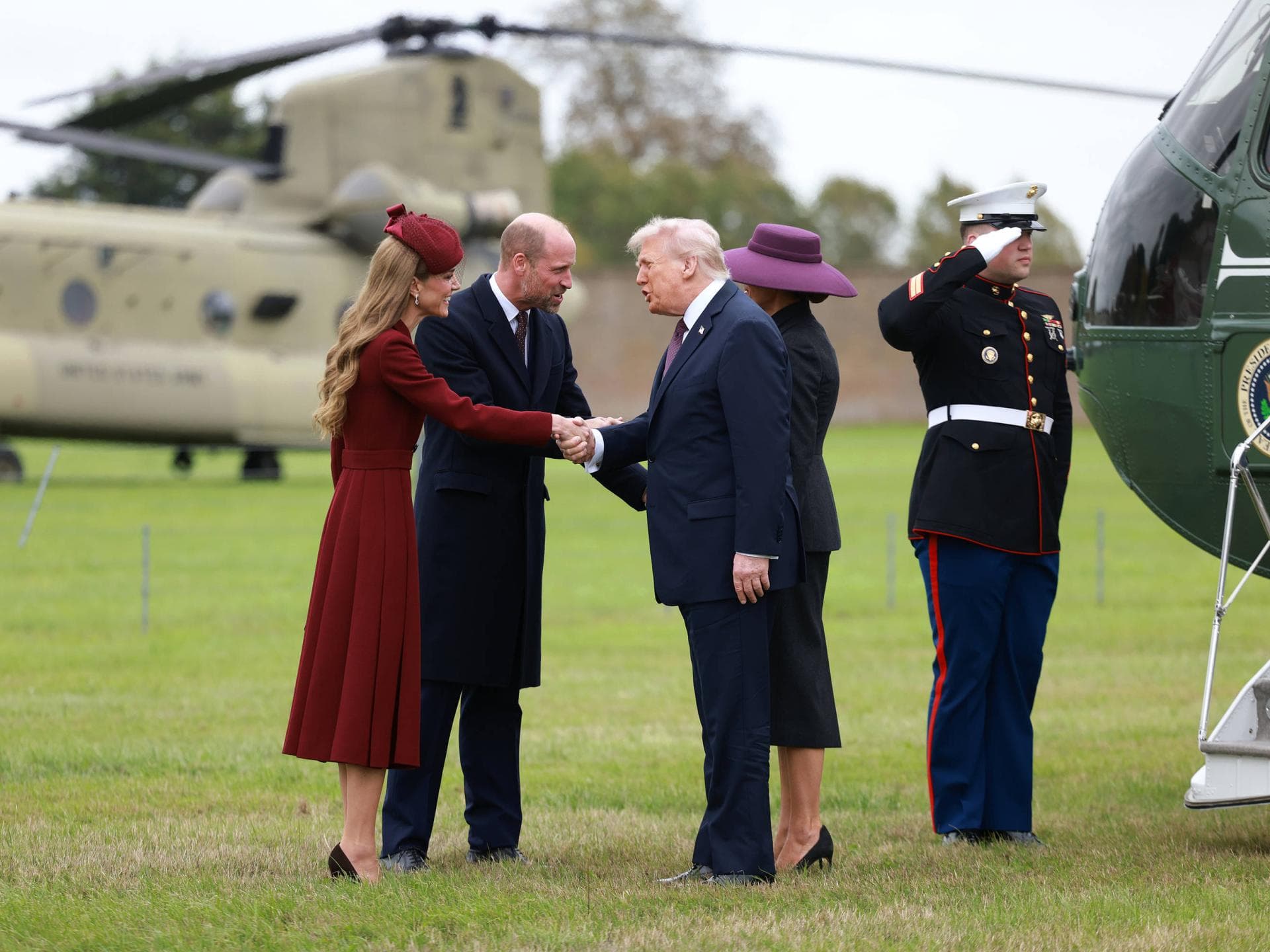 Melania und Donald Trump: Staatsbesuch bei König Charles und Queen Camilla