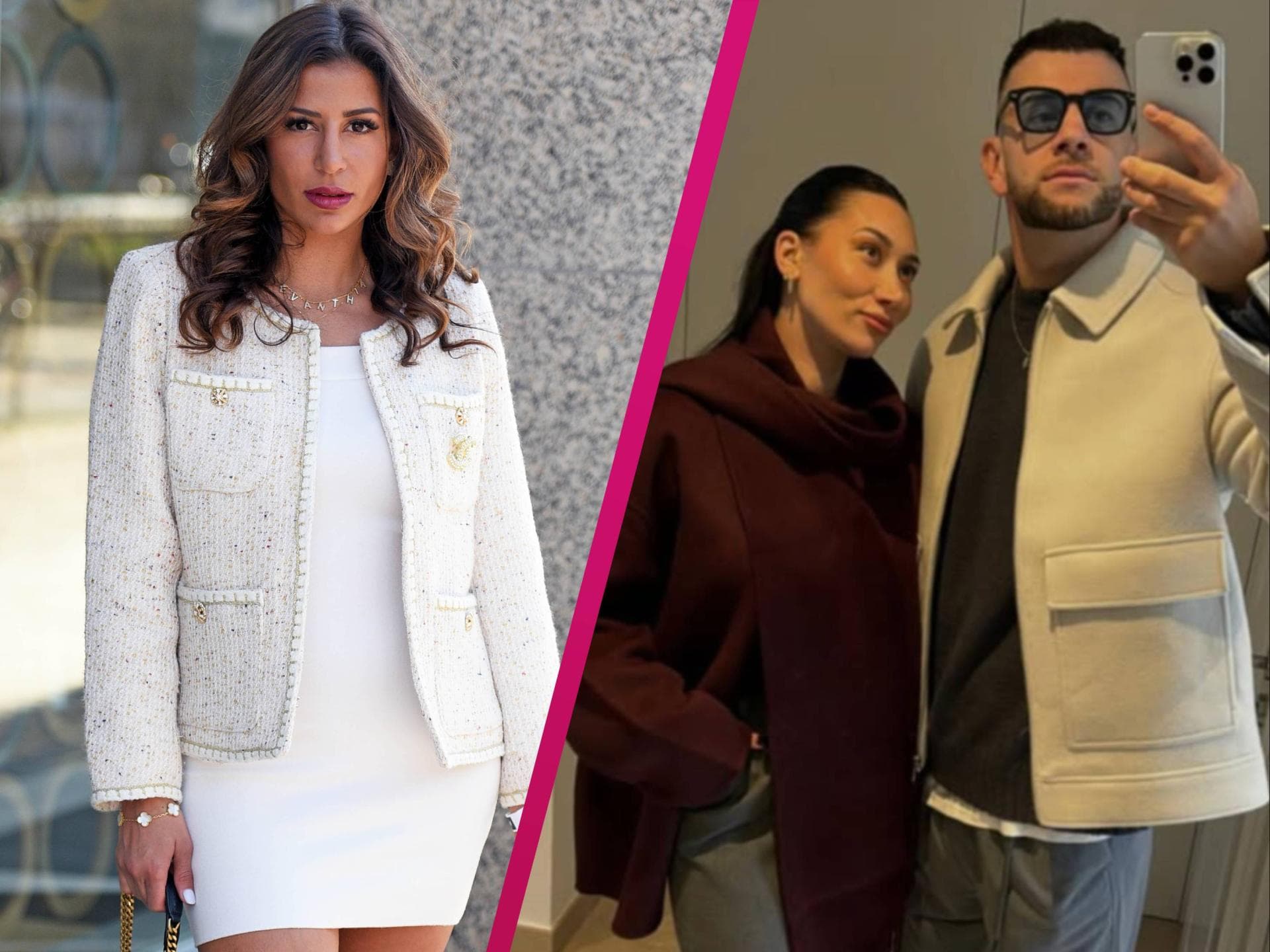 Eva Benetatou in Collage mit Serkan und Samira Yavuz