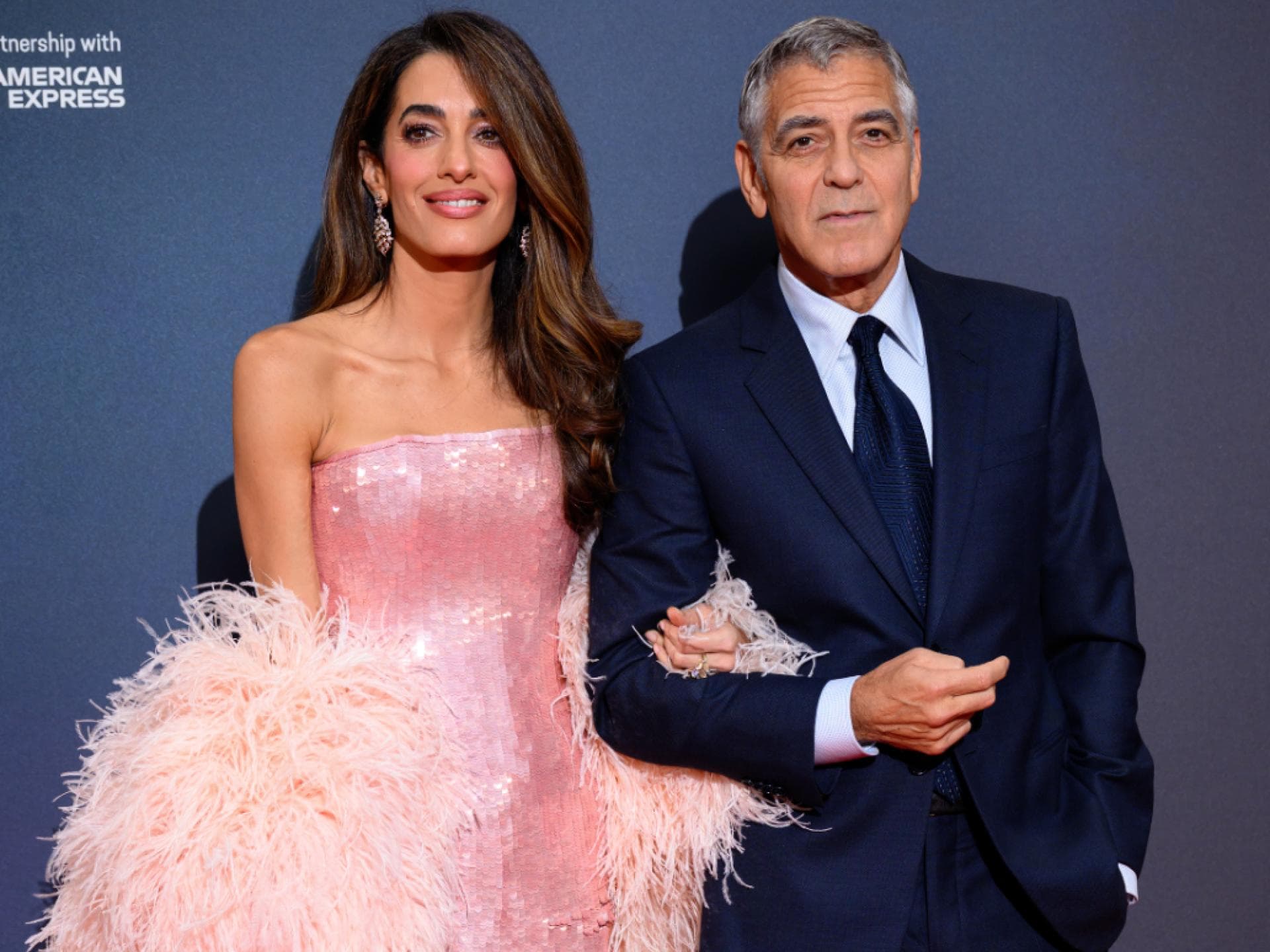 Amal Clooney und George