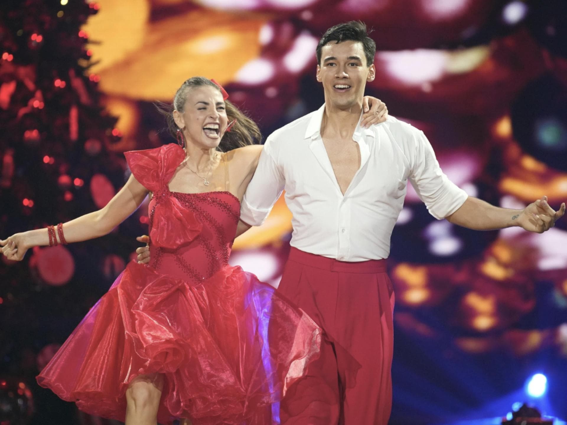 Ekaterina Leonova mit Diego Pooth