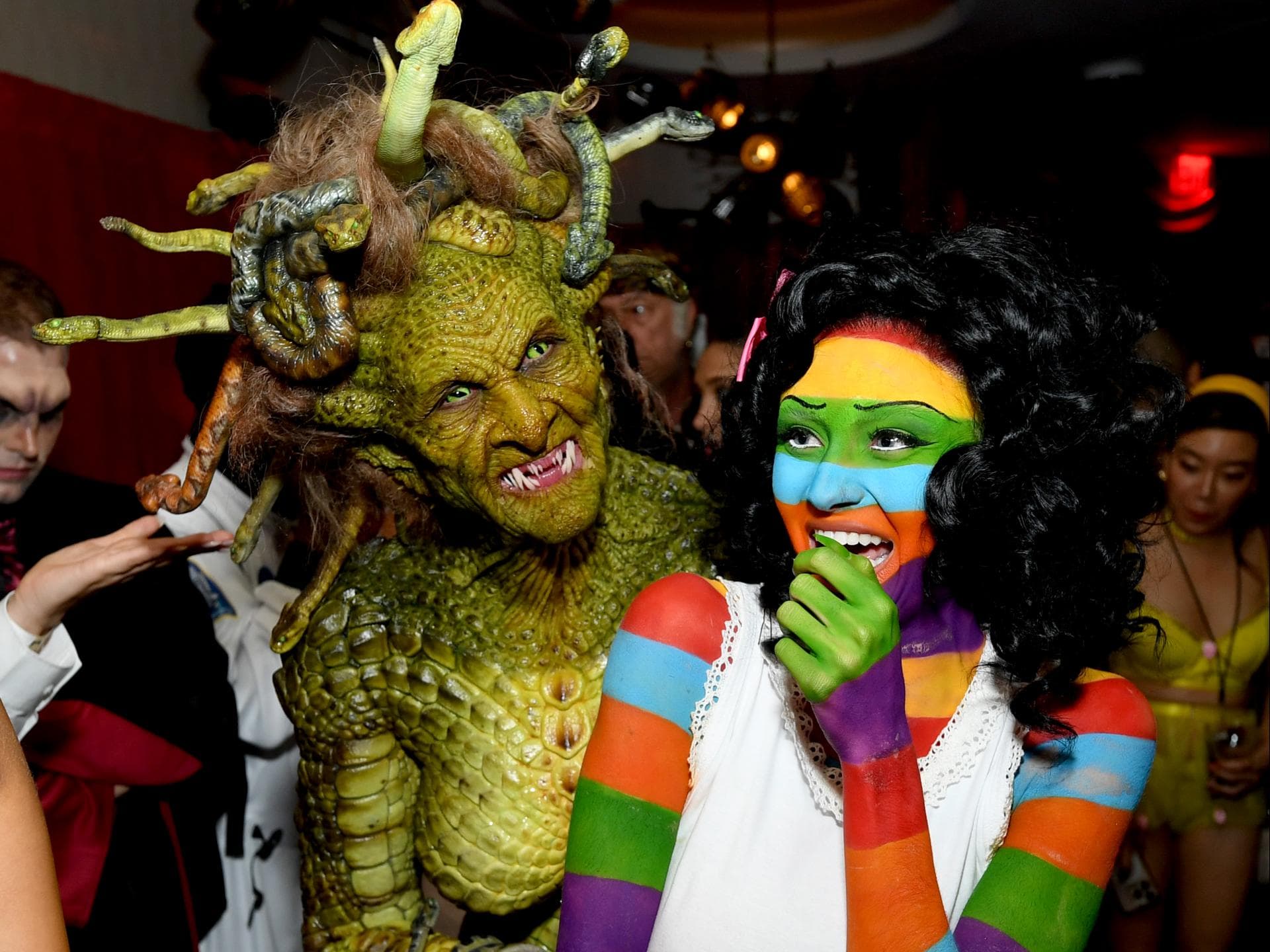 Heidi und Leni auf Heidi Klums Halloween-Party 2025