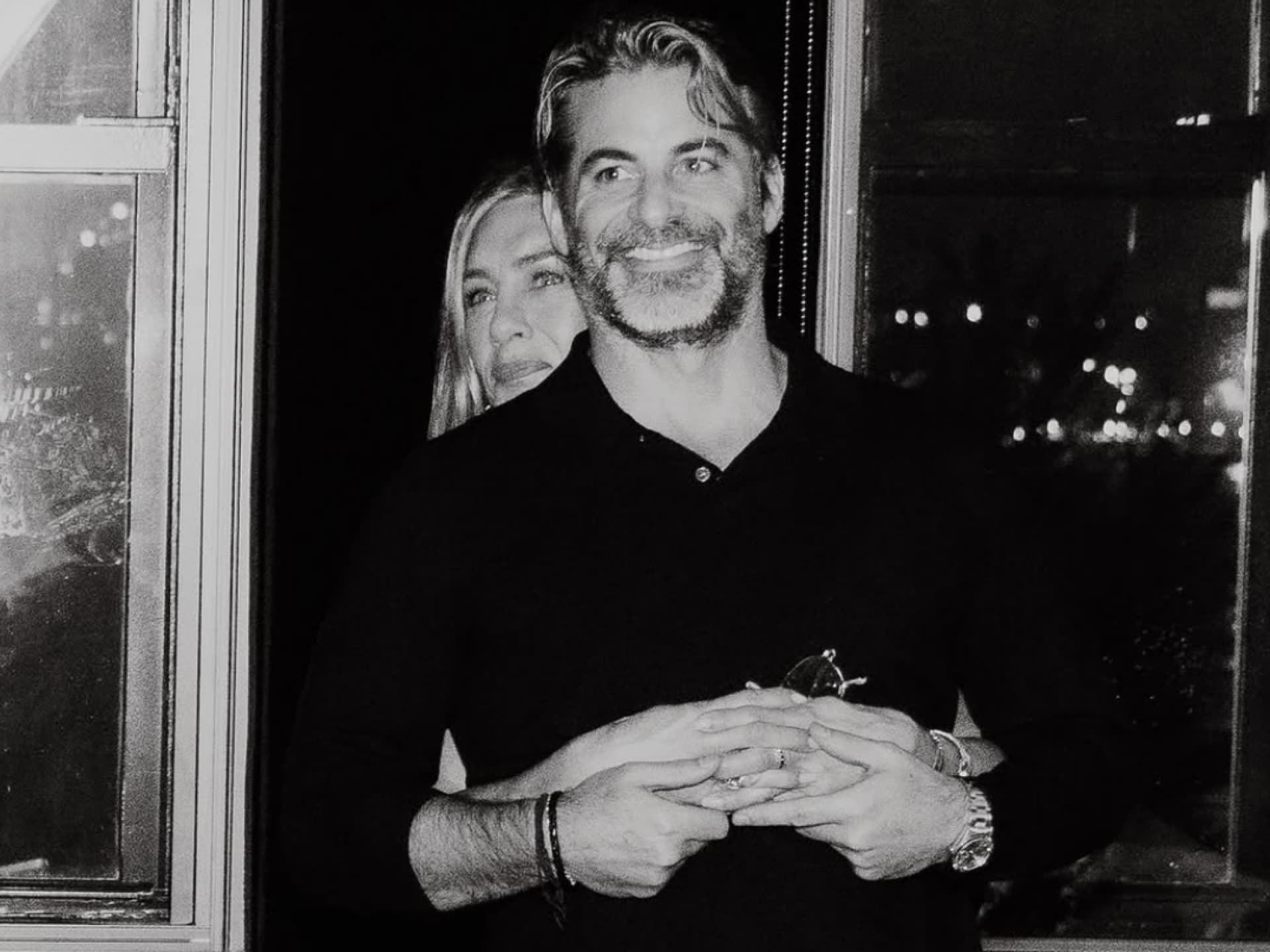 Jennifer Aniston mit ihrem neuen Freund Jim Curtis
