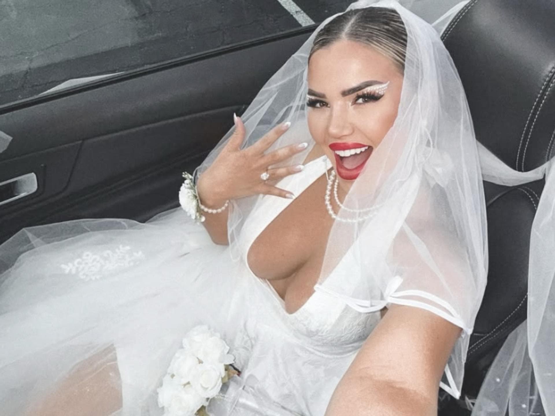 Kim Virginia Hartung als Braut