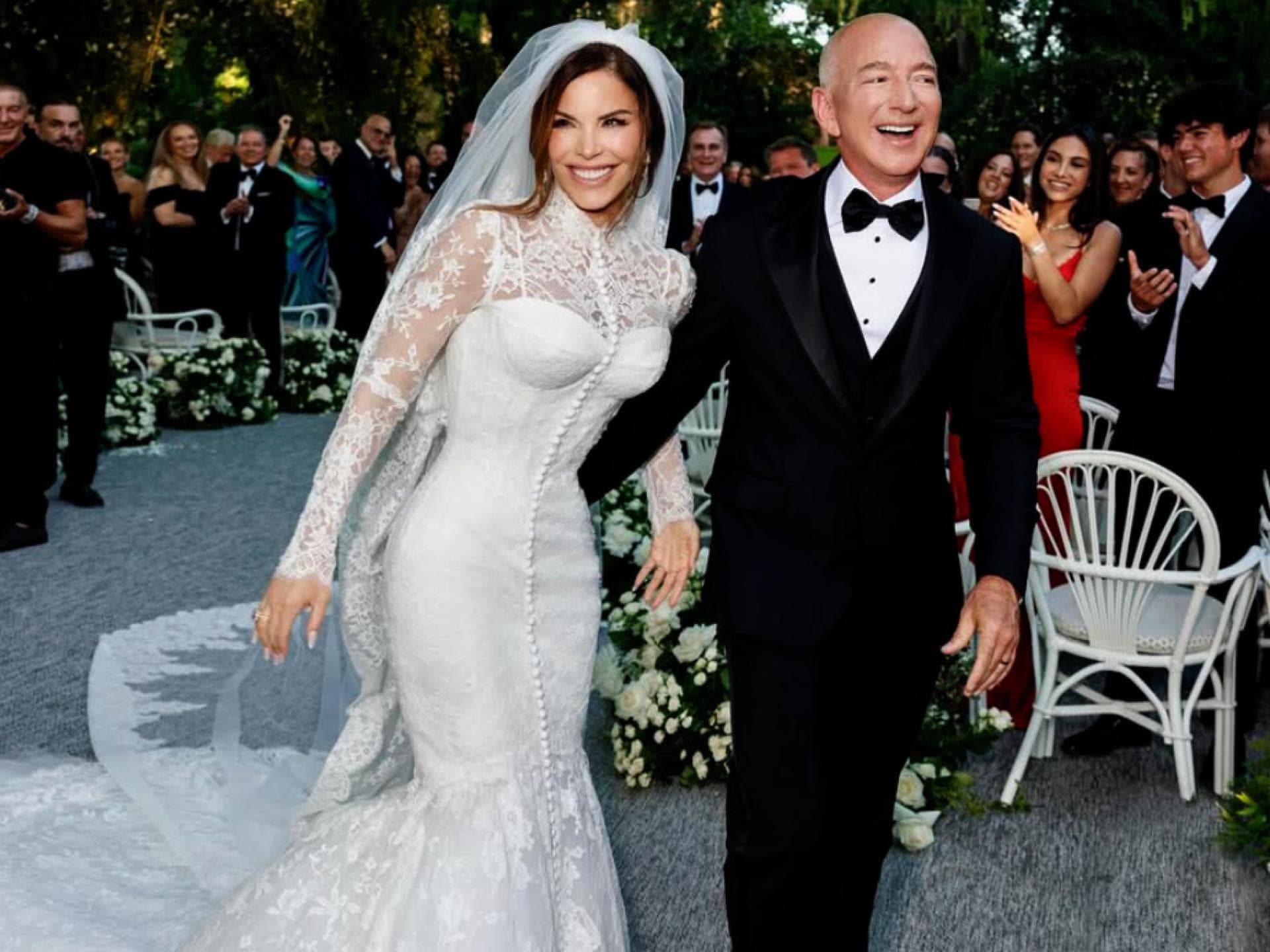 Jeff Bezos mit Lauren Sánchez
