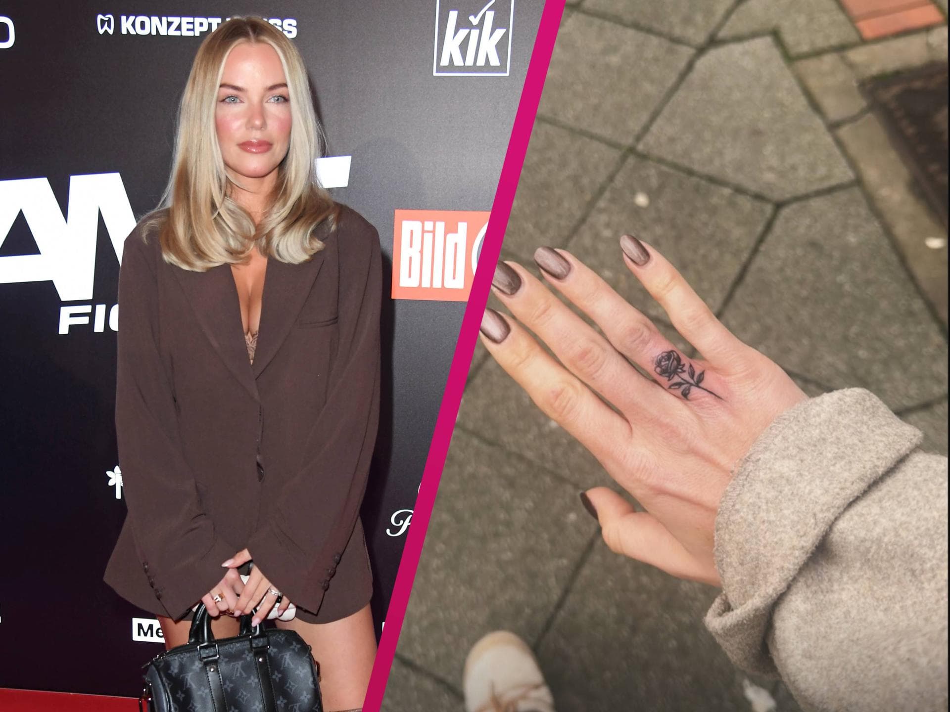 Laura Maria Rypa, Hand von ihrem neuen Tattooo